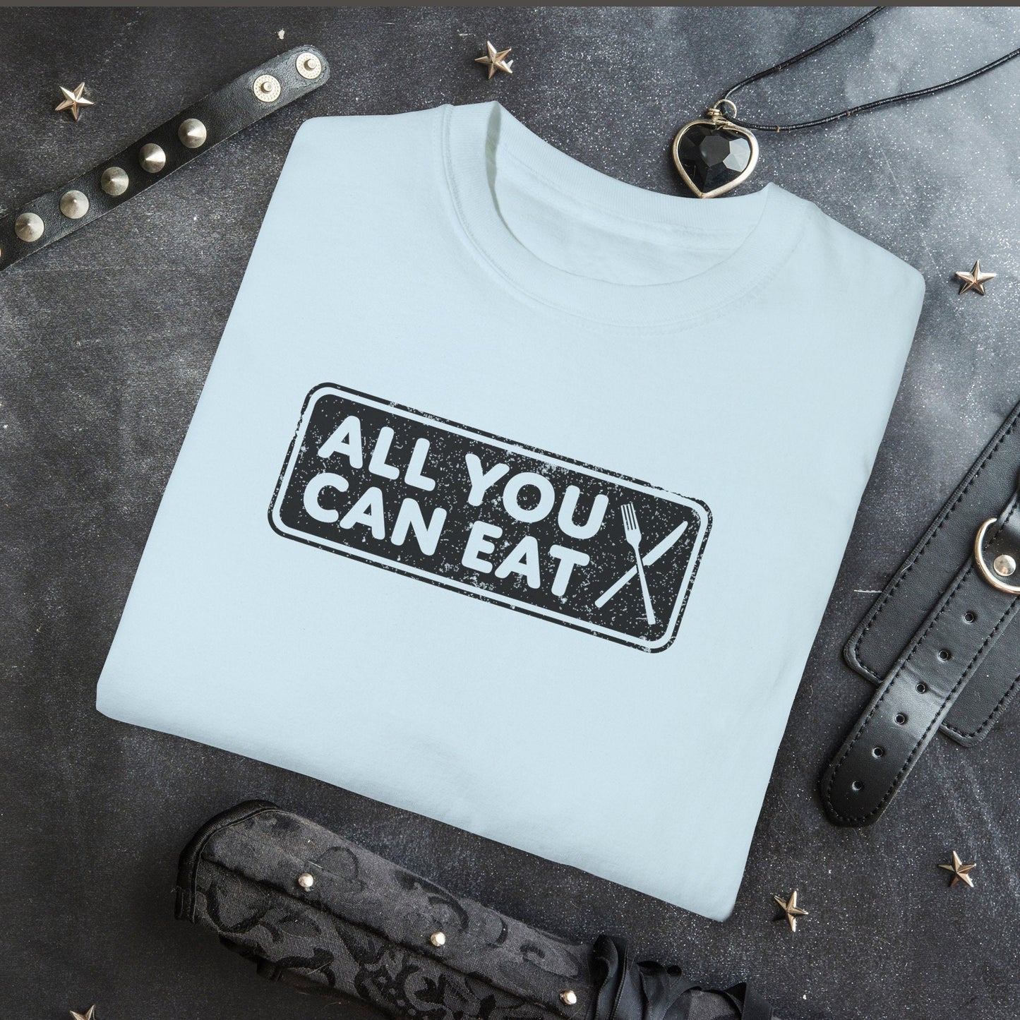 All You Can Eat Naughty Girl Comfort Colors Tee | Dirty Gift for Her | NSFW Hot Wife Shirt