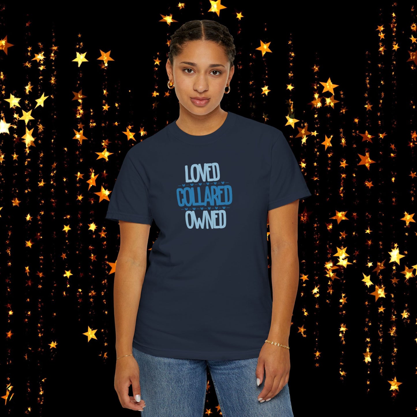 Submissive T-shirt, Loved Collared Owned Tee, Submissive Wife Gift
