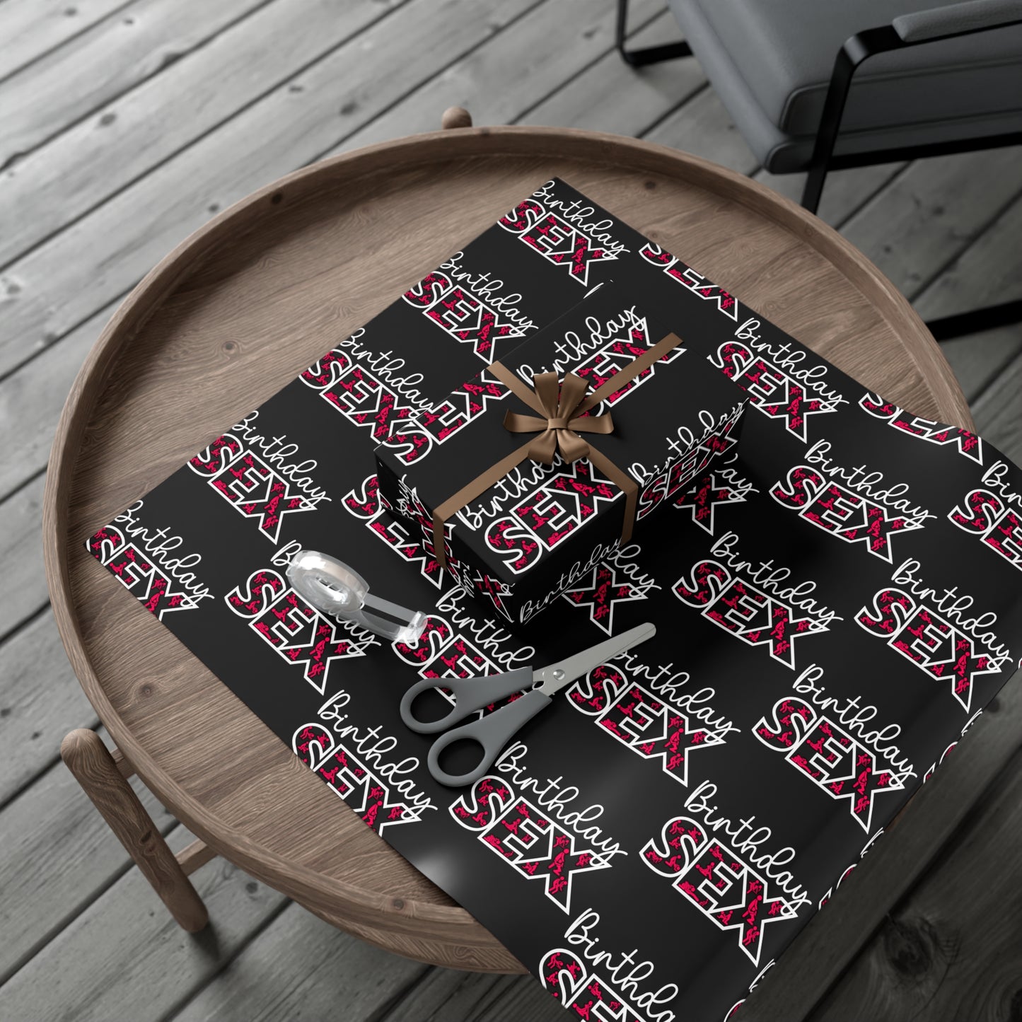 Birthdy Sex Wrapping Paper Adult Birthday Decor, Funny Gift Wrap, Unique Wrapping Paper, special occasions