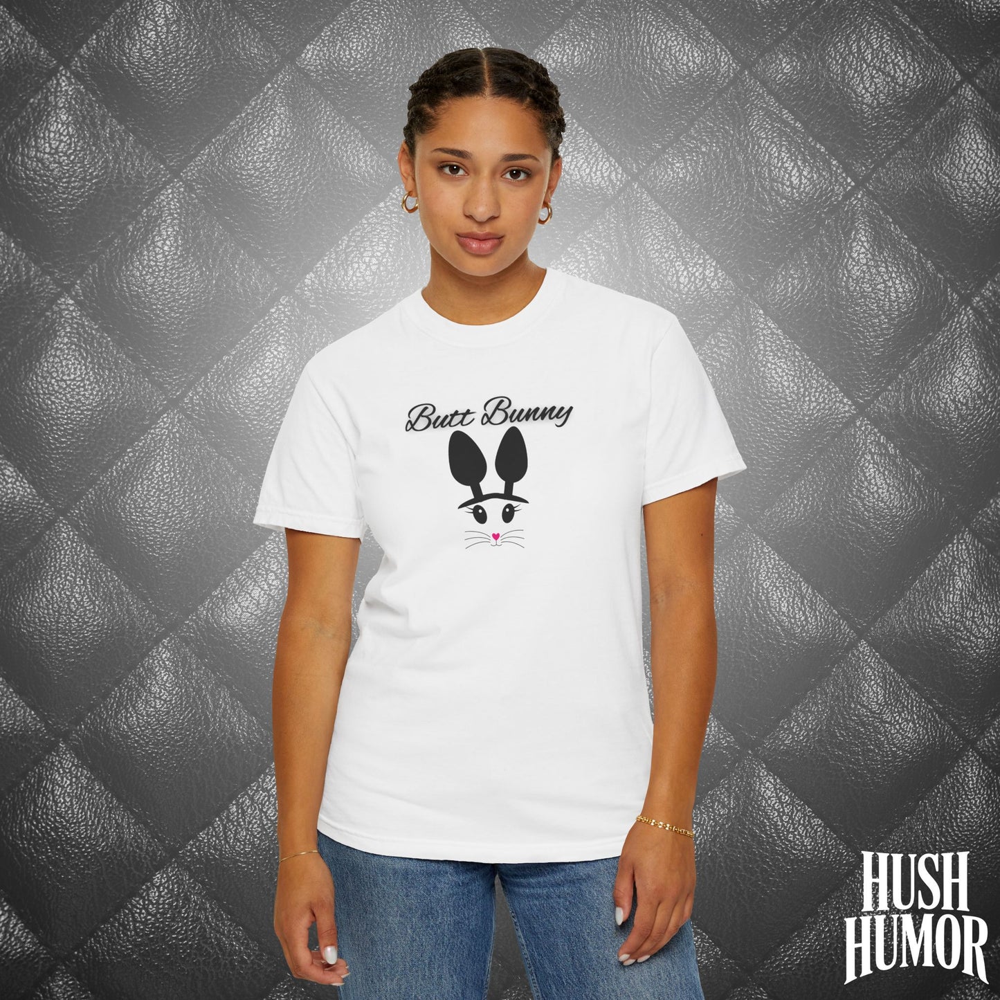 Butt Bunny Naughty Shirt – Funny Adult Humor Tee, Inappropriate Comfort Colors Sexy Wife Gift