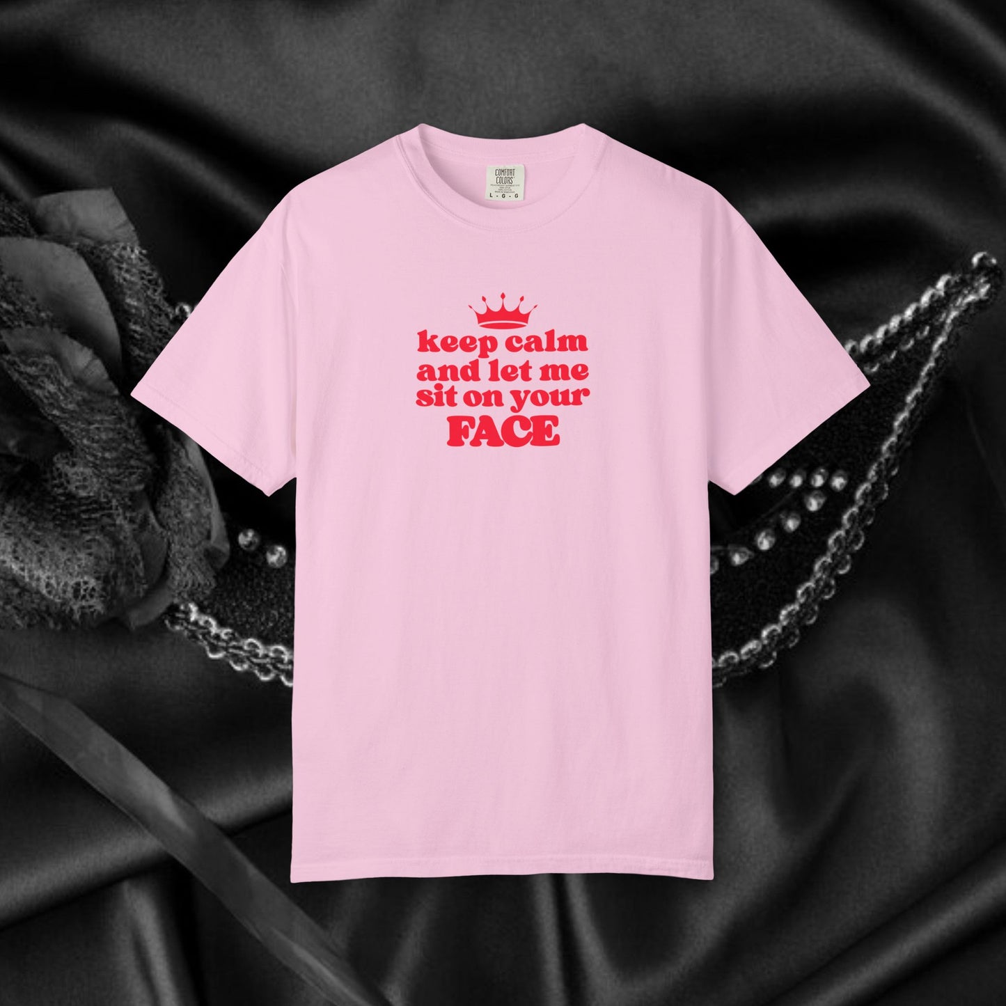 Naughty Face Sitting T-Shirt, Women's Sexy Tee, Inappropriate Party Shirt, Crude NSFW Summer Sexy Tee, Offensive Adult Dirty Humor Tee