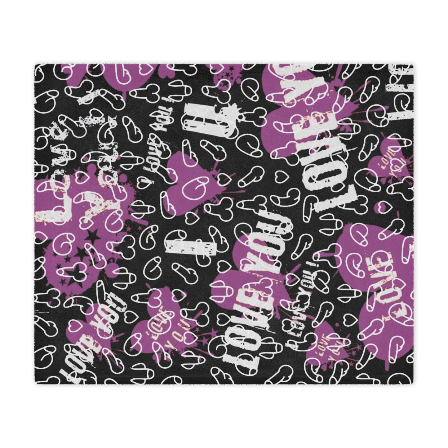 Penis Blanket Minky Blanket | Cozy Throw for Gifts, Soft Blanket, Warm Adult Themed blanket