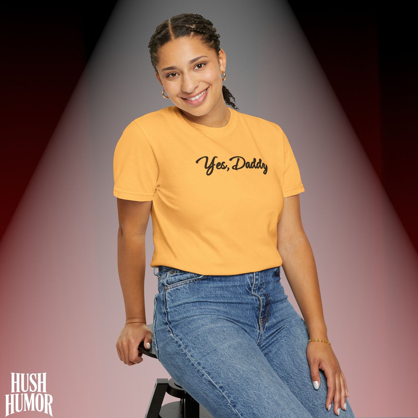 Yes Daddy Shirt – Submissive Wife T-Shirt, Naughty BDSM Graphic Tee for Women, NSFW Dirty Sex Shirt, Offensive Inappropriate Couple Party Shirt
