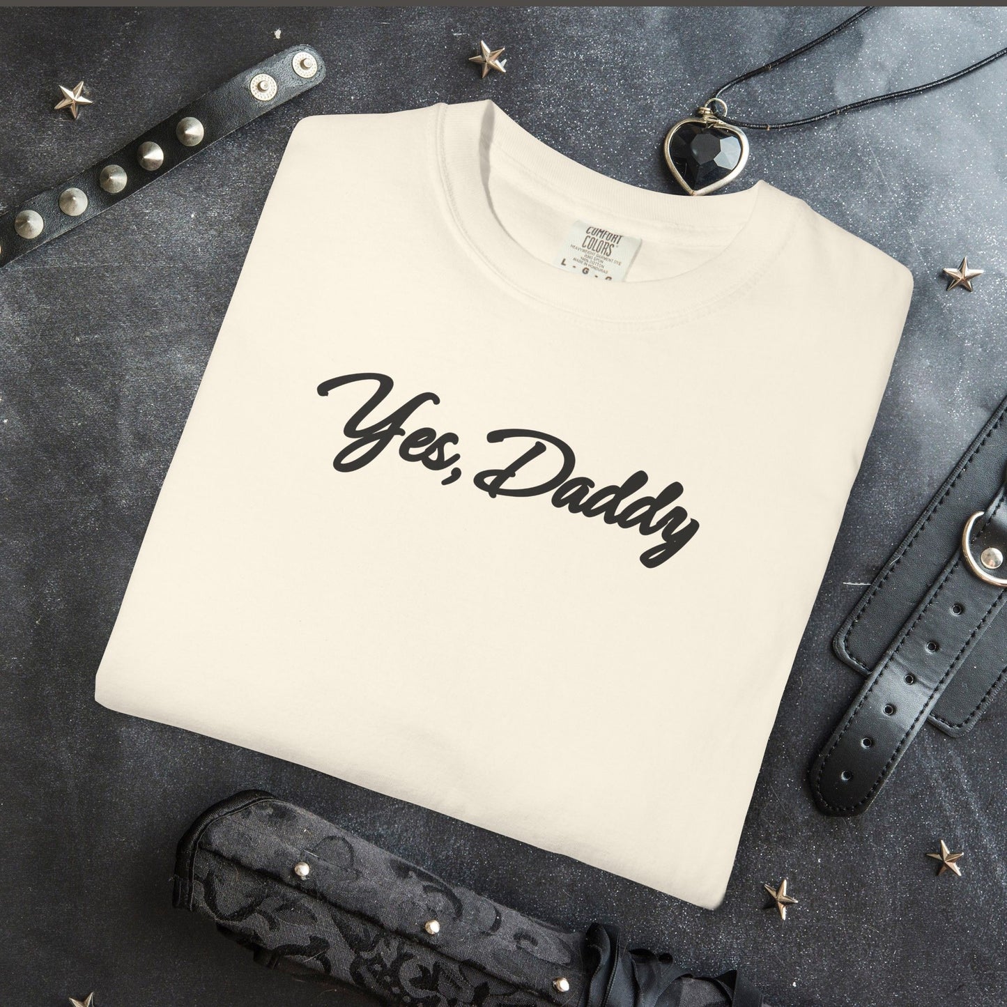 Yes Daddy Shirt – Submissive Wife T-Shirt, Naughty BDSM Graphic Tee for Women, NSFW Dirty Sex Shirt, Offensive Inappropriate Couple Party Shirt