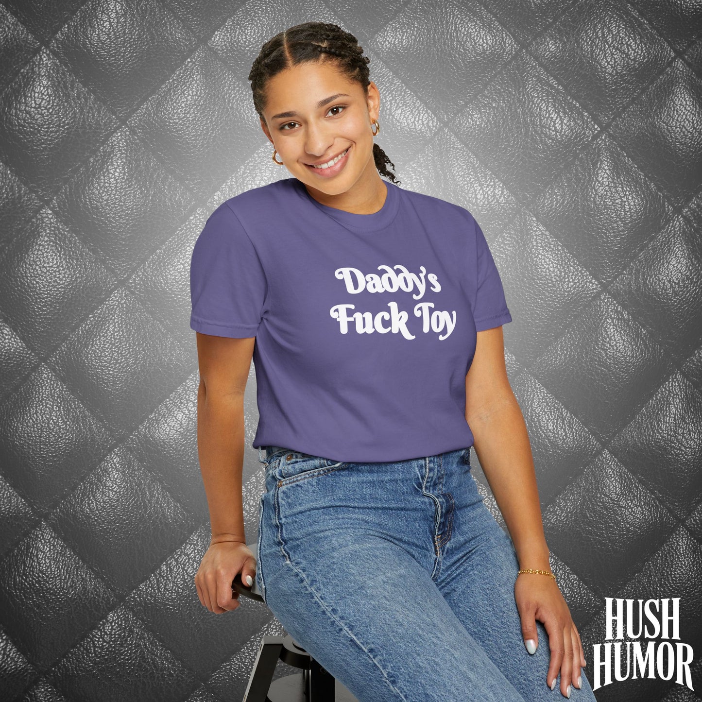 Daddy’s F*ck Toy Shirt – Kinky Submissive Apparel for Women, Hot Wife Sex Party Tee, Risqué Adult Shirt, NSFW Trendy BDSM Clothing