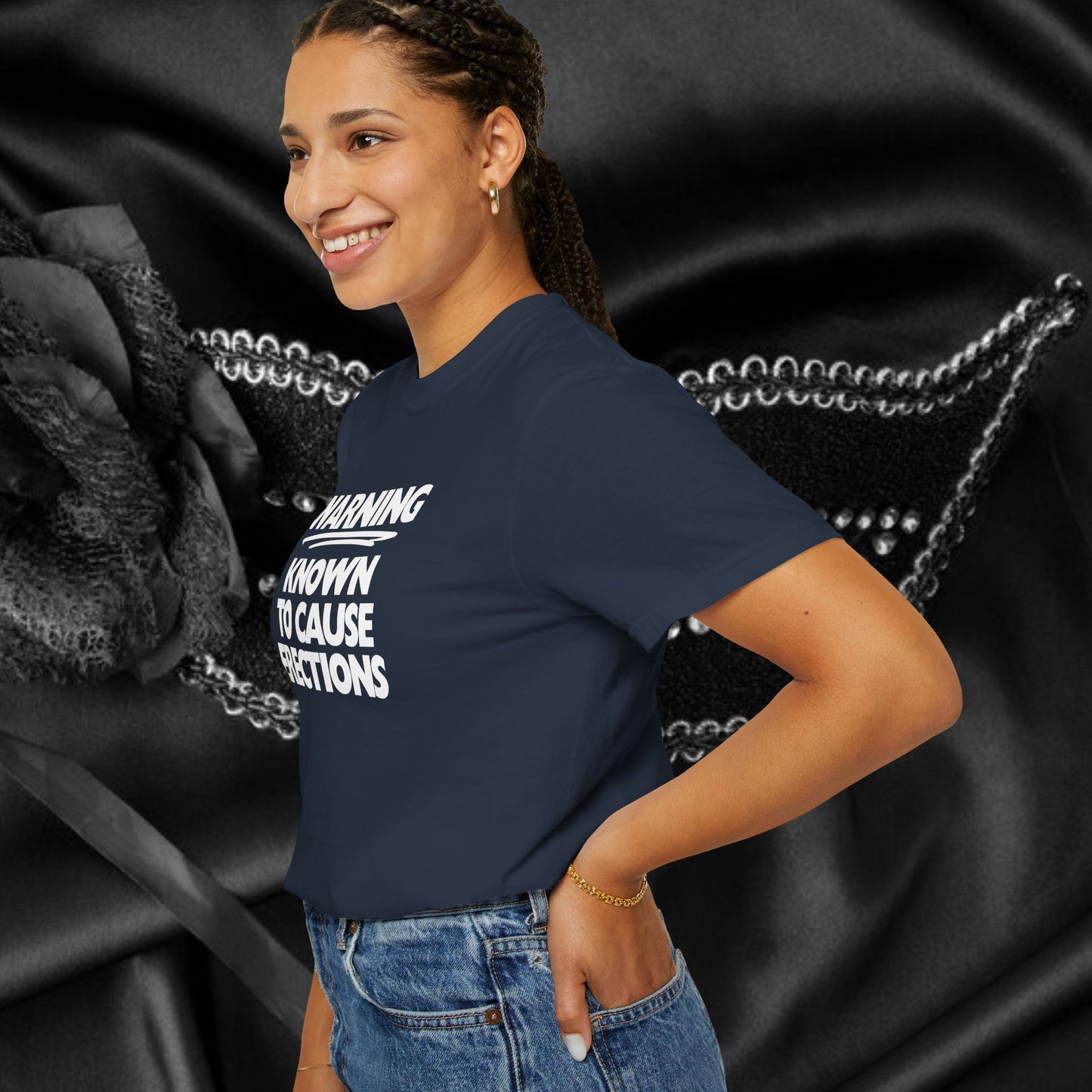 Naughty Shirt – WARNING Known to Cause Erections Adult Garment-Dyed Comfort Colors Tee