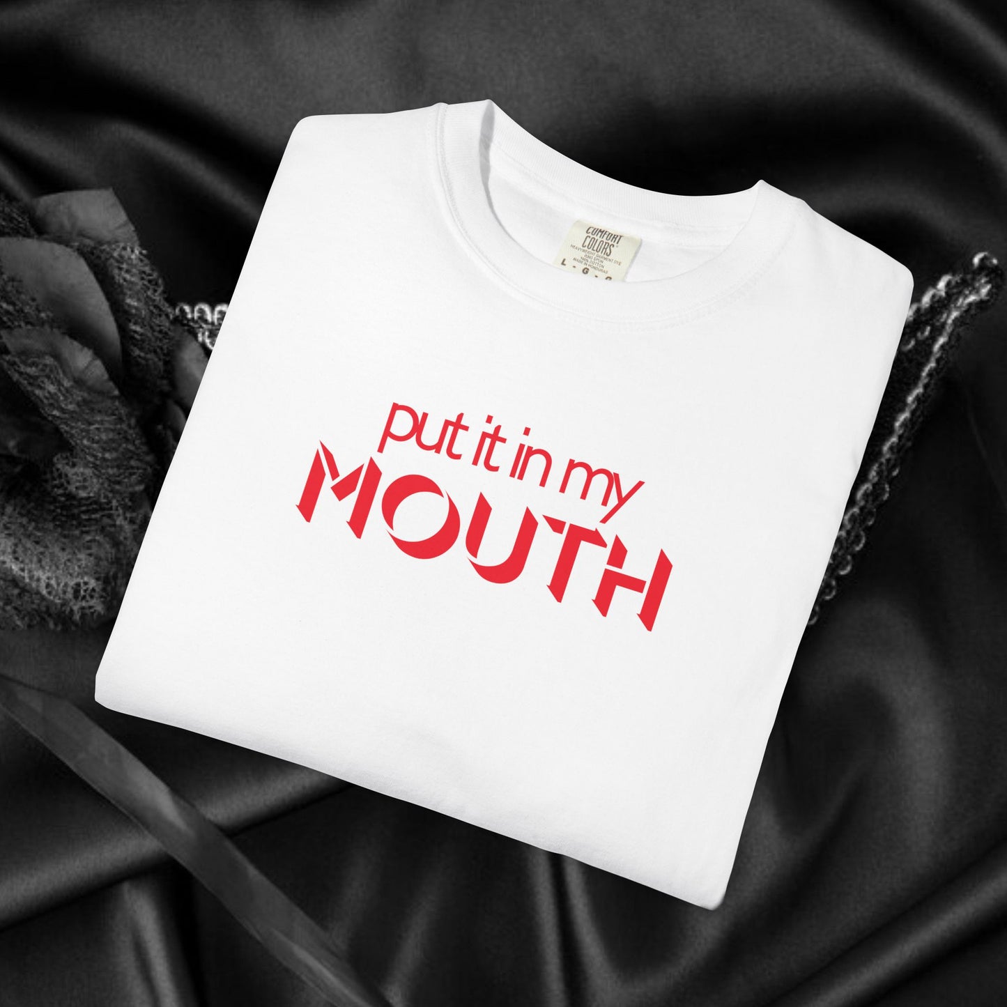 Put it in my mouth fun gift for your Hot Wife, dirty gifts for naughty girls, NSFW tee