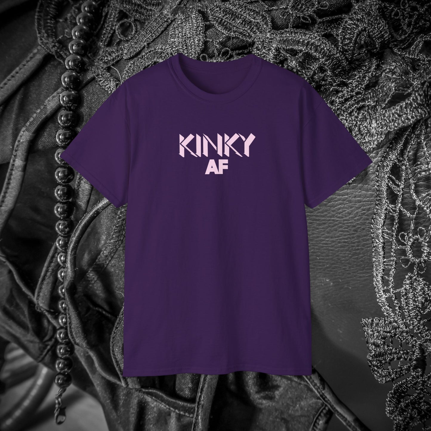 Kinky AF Unisex Tee, Naughty Wife Gift, Dirty Girl Shirt, Kinky Gift, Hot Wife T-Shirt, Sexy Shirt, Adult Humor Tee