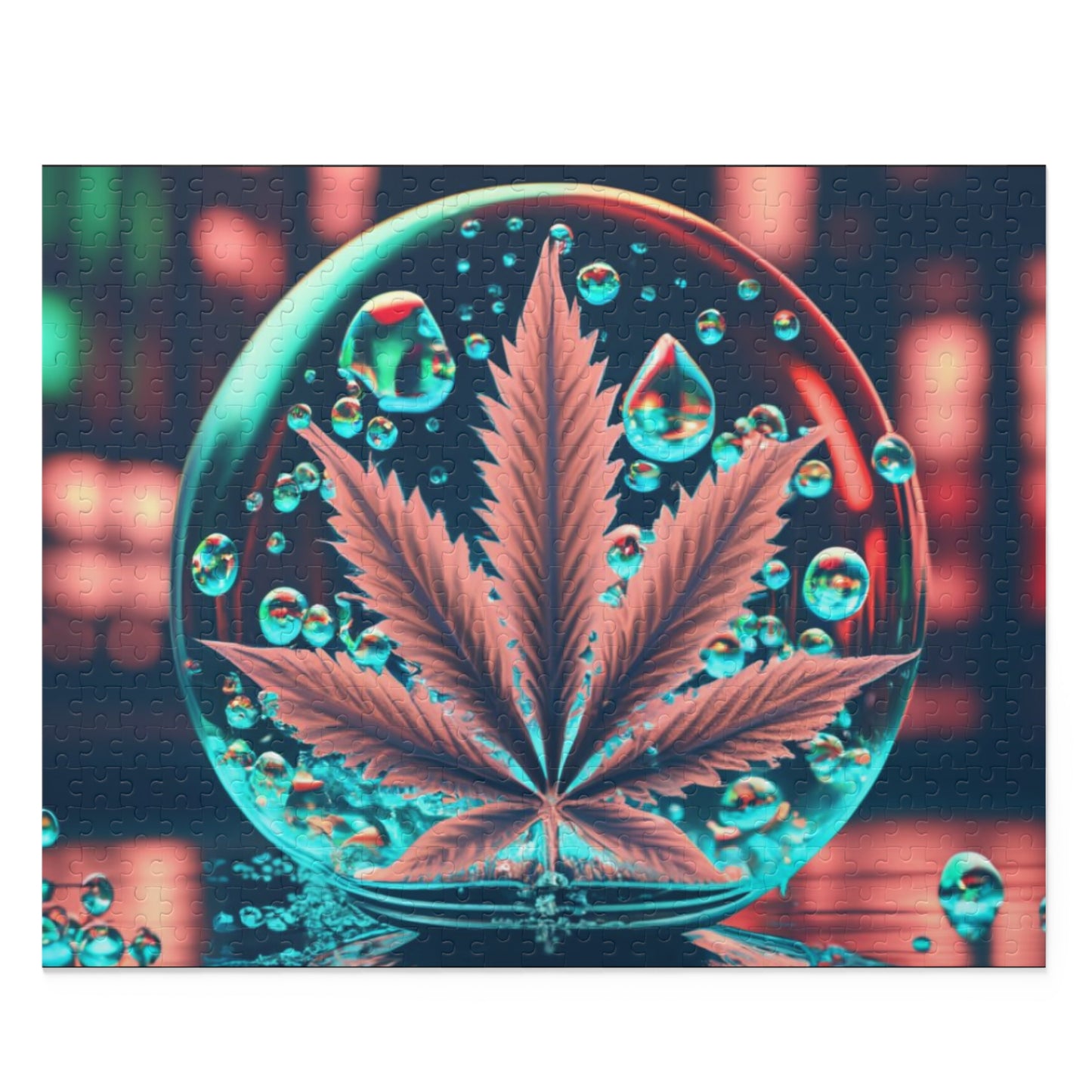 Crystal Drop Puzzle – Bold Glass Orb Jigsaw puzzle for those who like to just chill gift