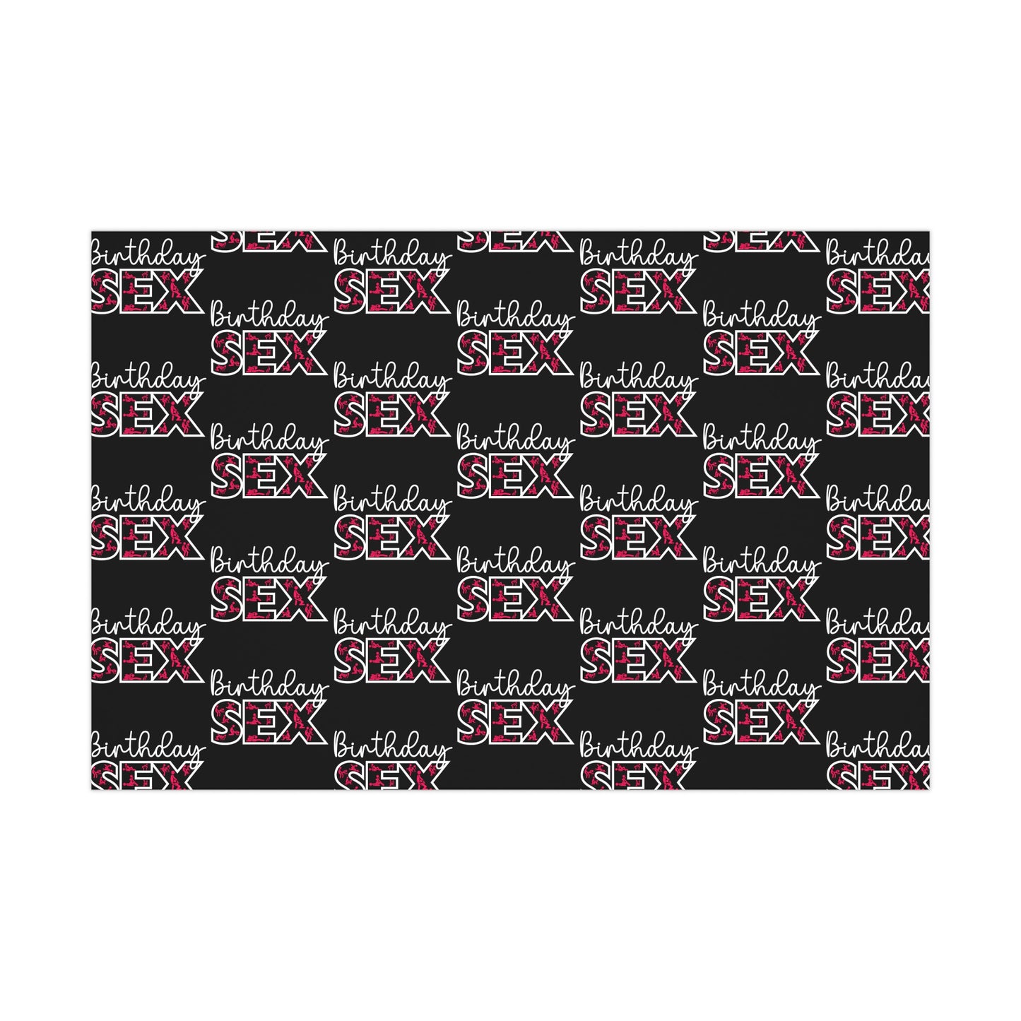 Birthdy Sex Wrapping Paper Adult Birthday Decor, Funny Gift Wrap, Unique Wrapping Paper, special occasions