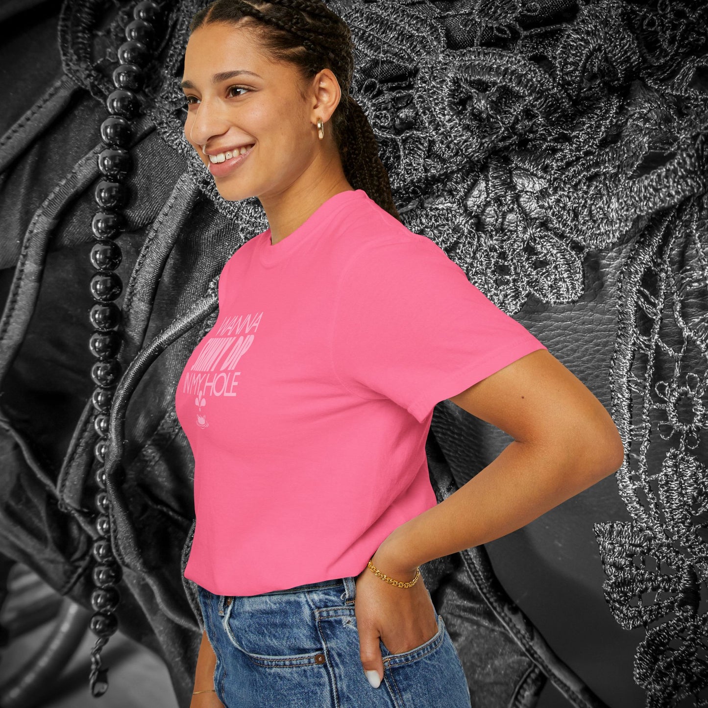 Wanna Skinny Dip in My Hole T-Shirt – Sexy Suggestive Women’s Naughty Summer Party Tee