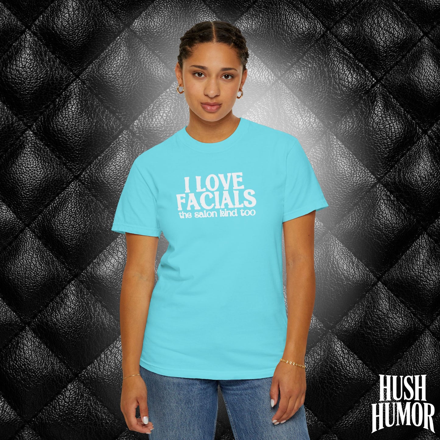 I Love Facials | Offensive Graphic Shirt for Naughty Gag Gift Exchanges