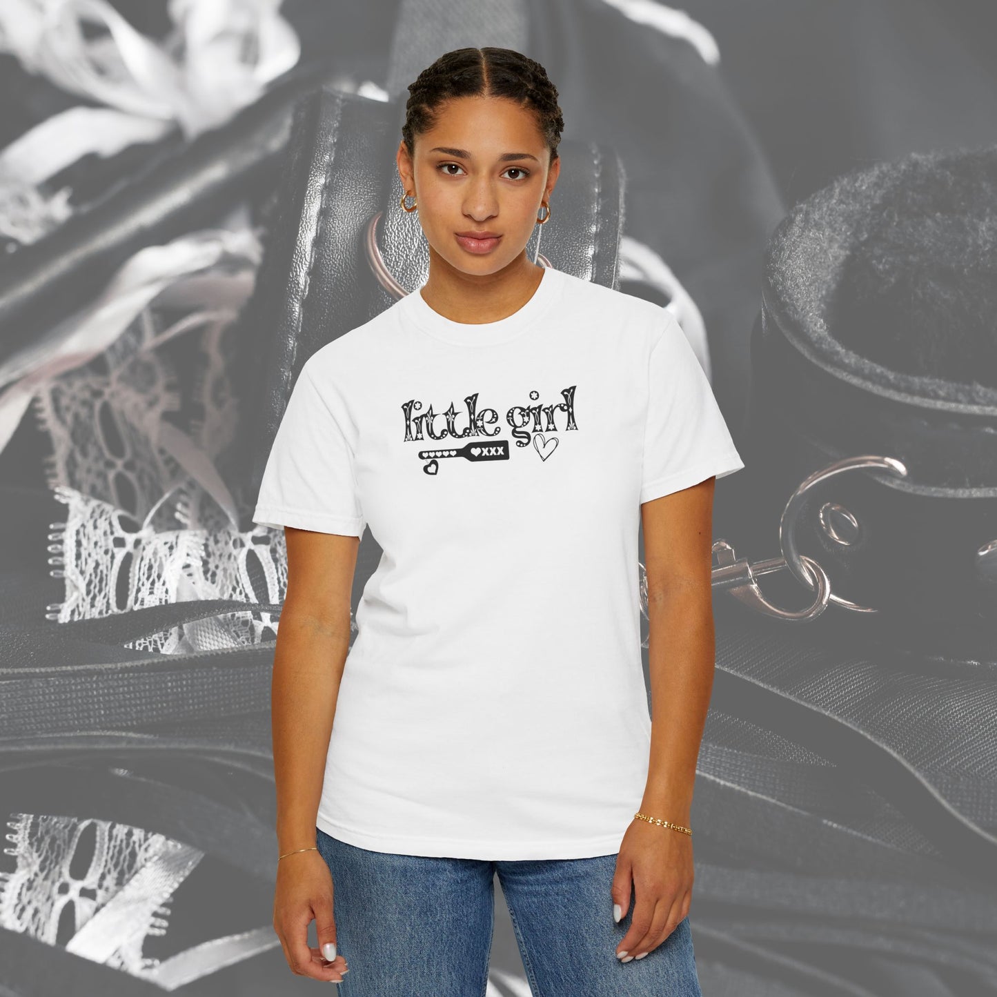 Submissive Little Girl Comfort Color T-shirt