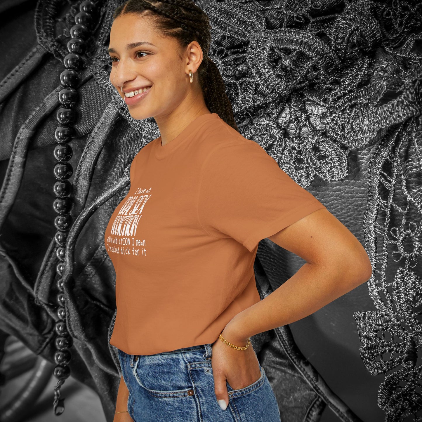 Funny Oral Sex Addiction Unisex T-shirt