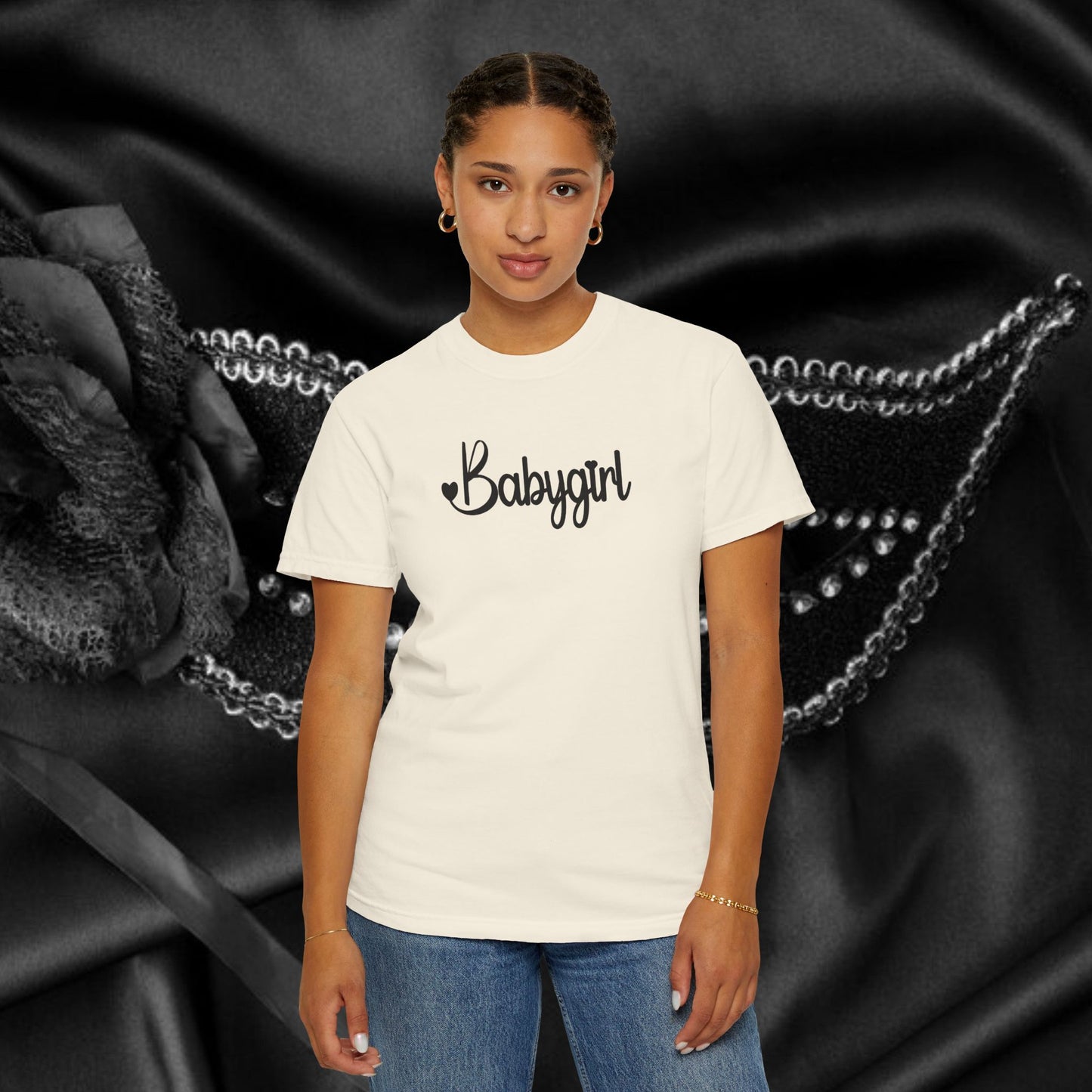 Babygirl DDLG T-shirt, Unisex Garment-Dyed Tee, Yes Daddy, Tumblr Hipster Trending Fun Party Shirt