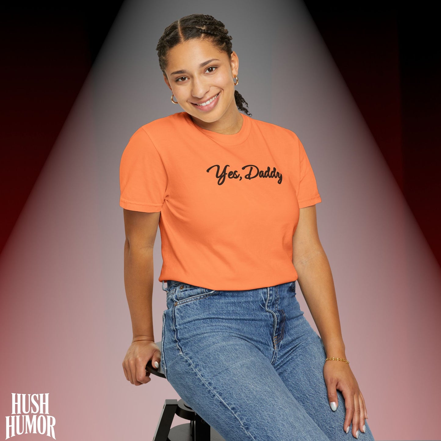 Yes Daddy Shirt – Submissive Wife T-Shirt, Naughty BDSM Graphic Tee for Women, NSFW Dirty Sex Shirt, Offensive Inappropriate Couple Party Shirt