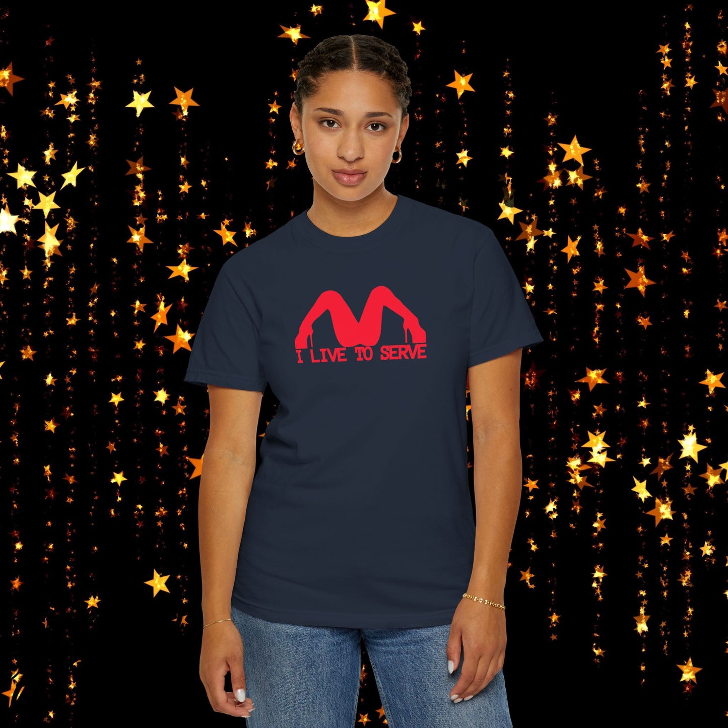 I Live to Serve Shirt – Naughty Sub Rebel Tee for Sassy Kinky Women