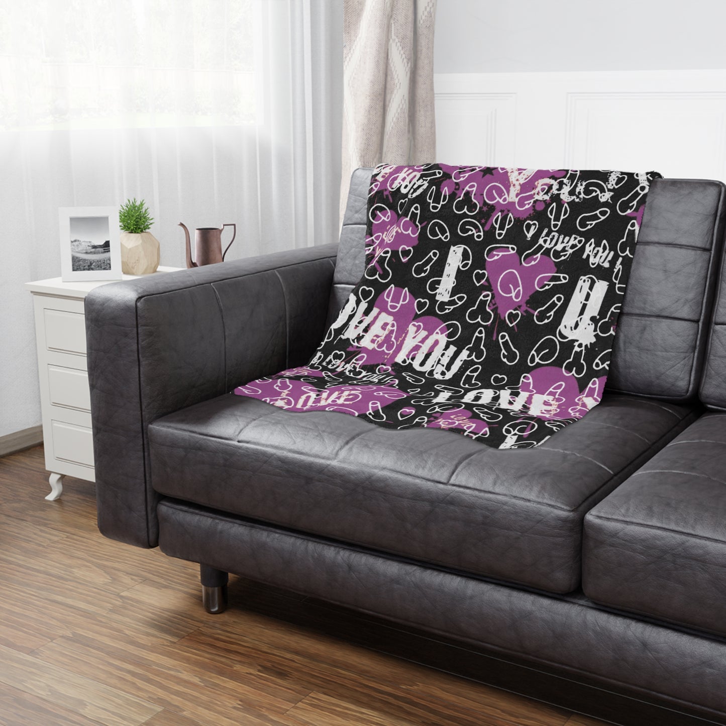 Penis Blanket Minky Blanket | Cozy Throw for Gifts, Soft Blanket, Warm Adult Themed blanket