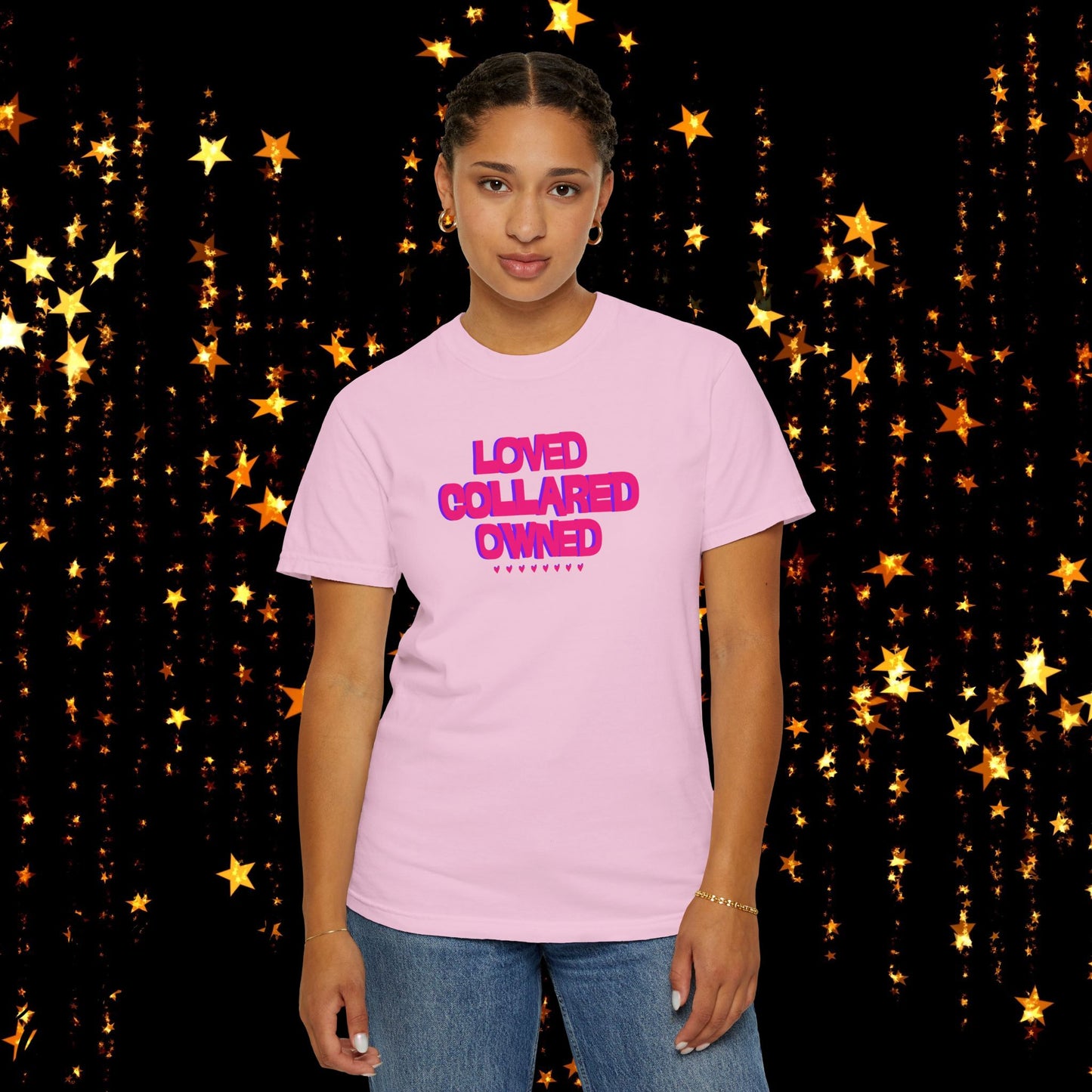 Loved Collared Owned Submissive T-Shirt – Unisex Kinky Tee, Submissive Wife Gift, Dominant Lover Gift, BDSM Apparel