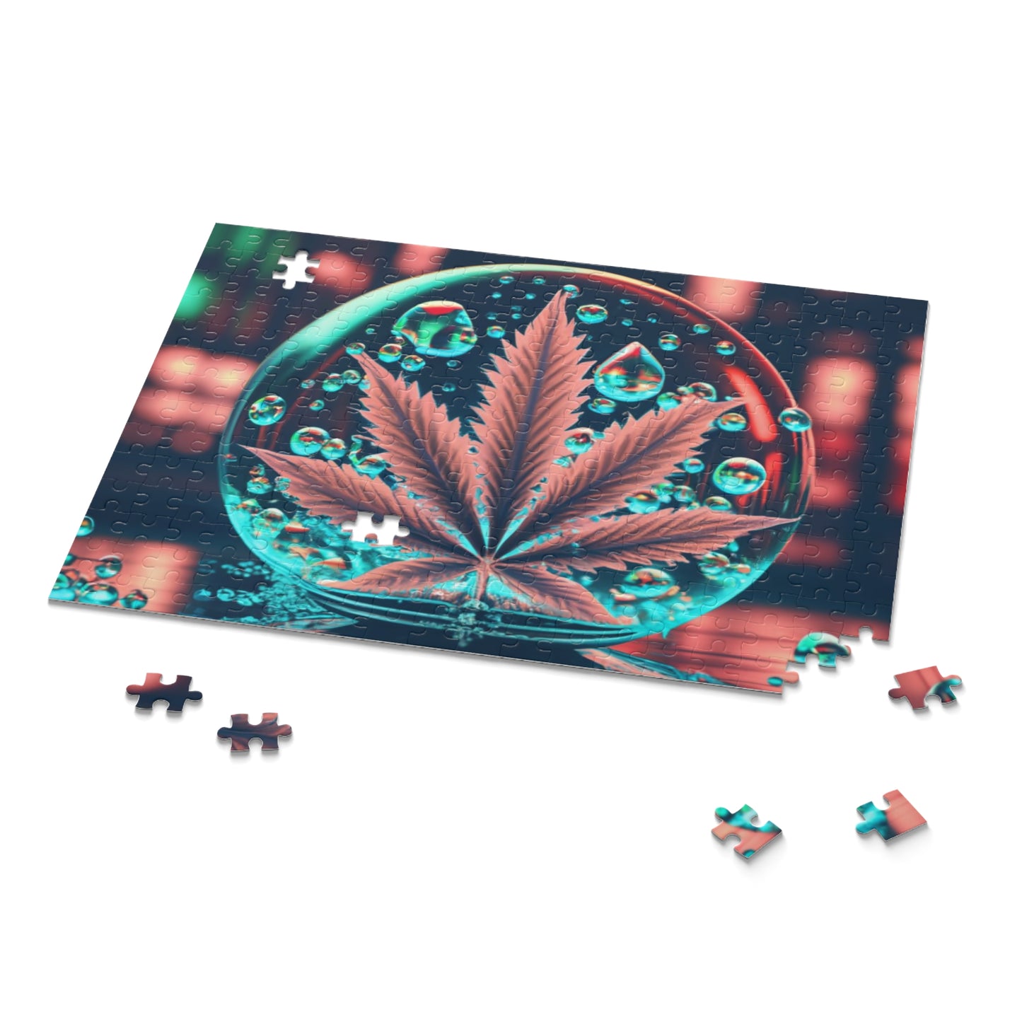Crystal Drop Puzzle – Bold Glass Orb Jigsaw puzzle for those who like to just chill gift
