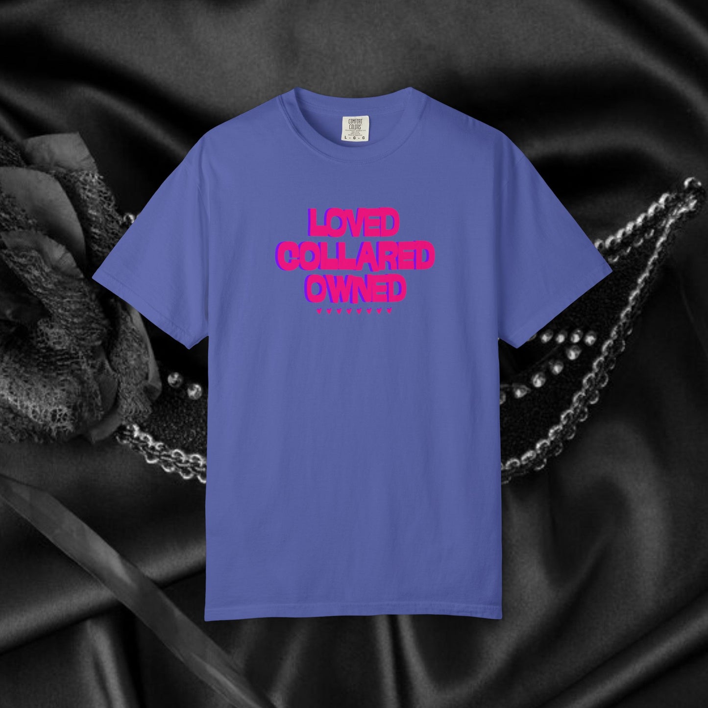 Loved Collared Owned Submissive T-Shirt – Unisex Kinky Tee, Submissive Wife Gift, Dominant Lover Gift, BDSM Apparel
