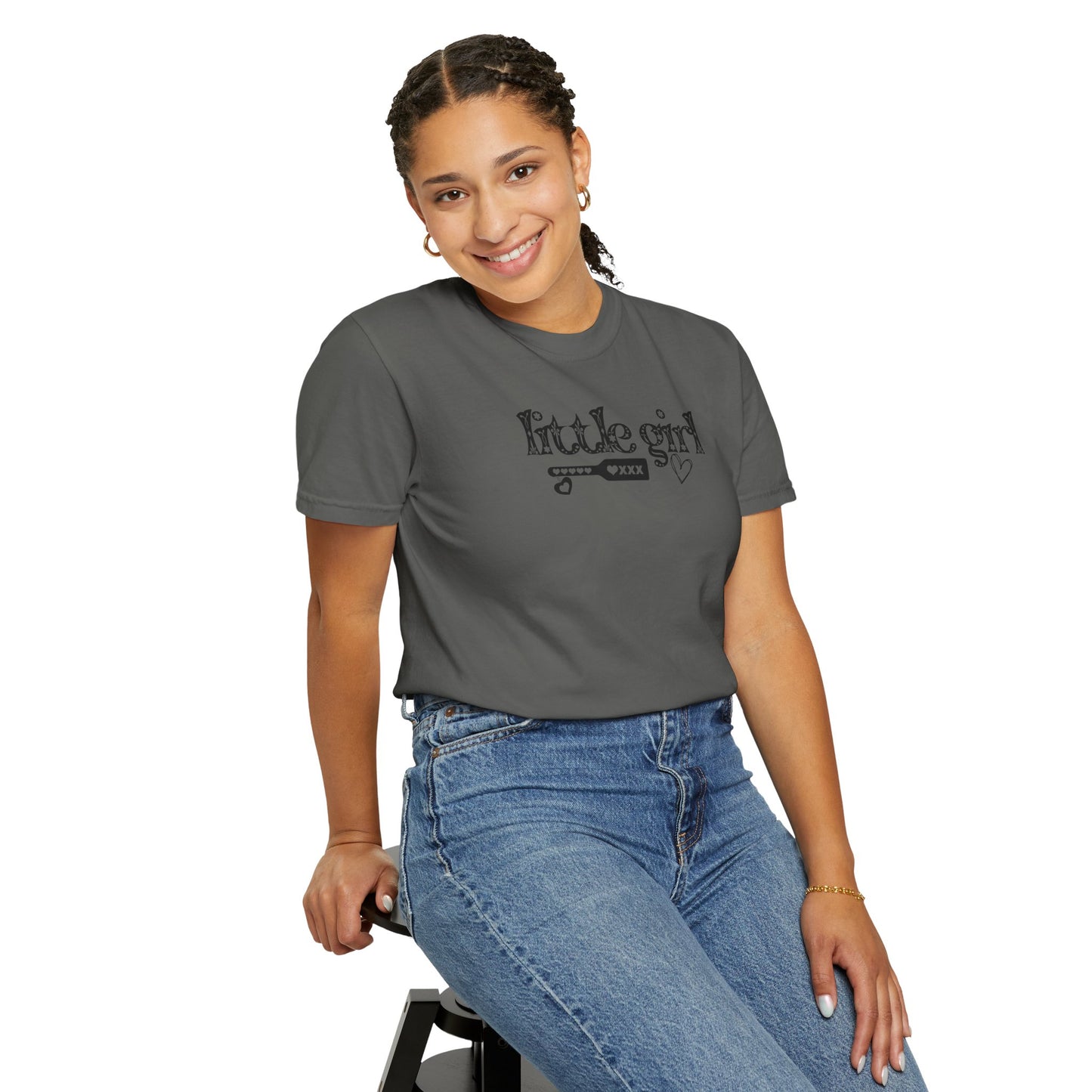 Submissive Little Girl Comfort Color T-shirt