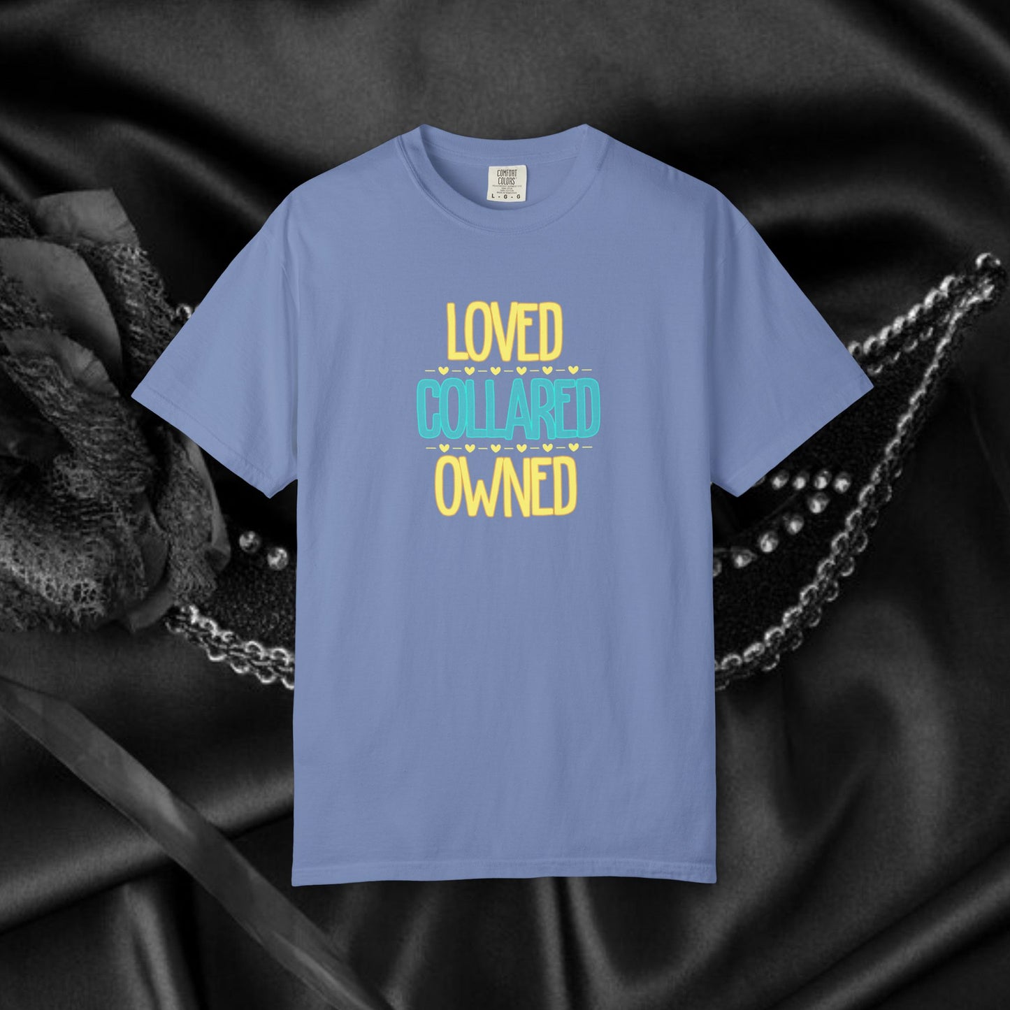BDSM apparel Submissive tee Loved Collared Owned T-shirt, Kinky Tee