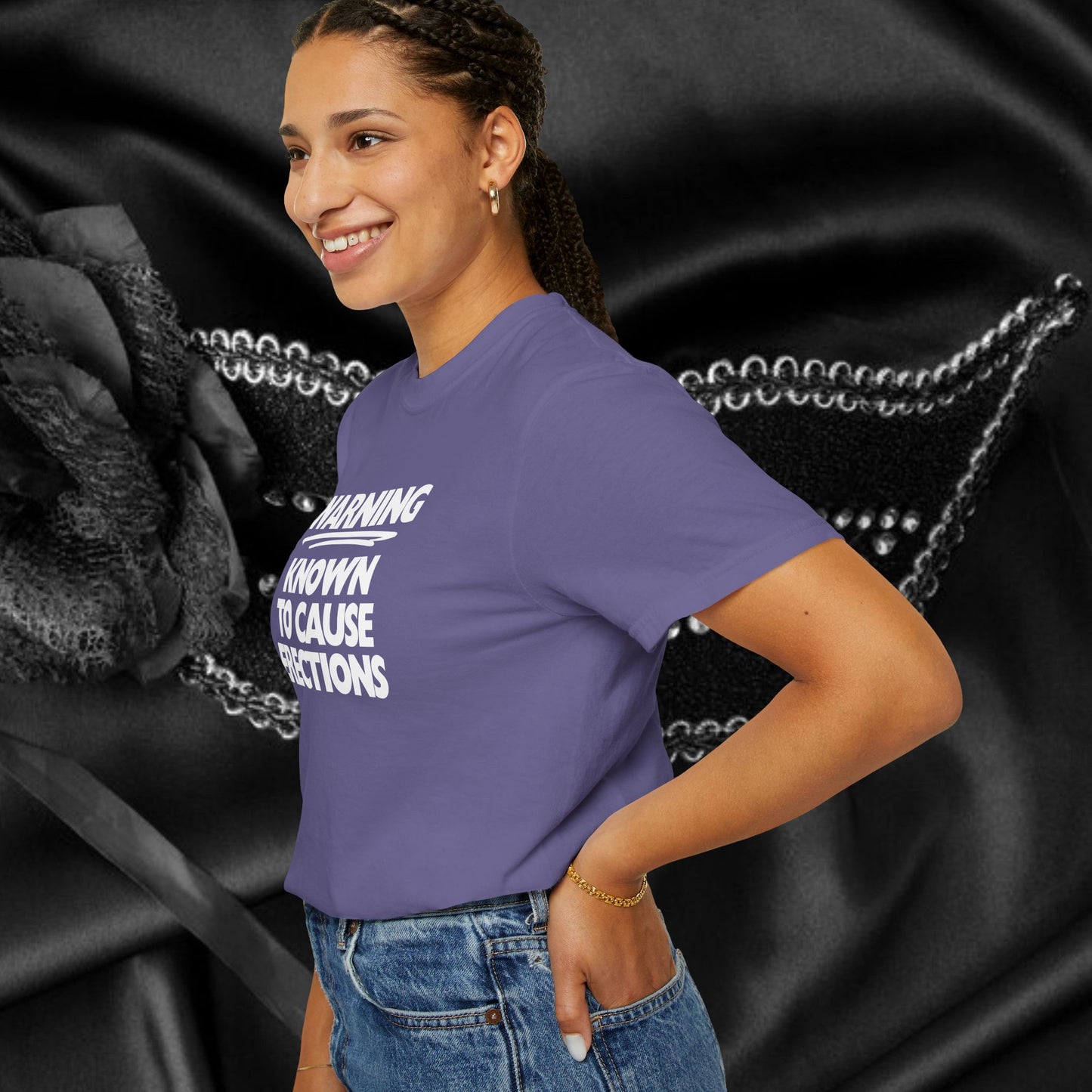 Naughty Shirt – WARNING Known to Cause Erections Adult Garment-Dyed Comfort Colors Tee