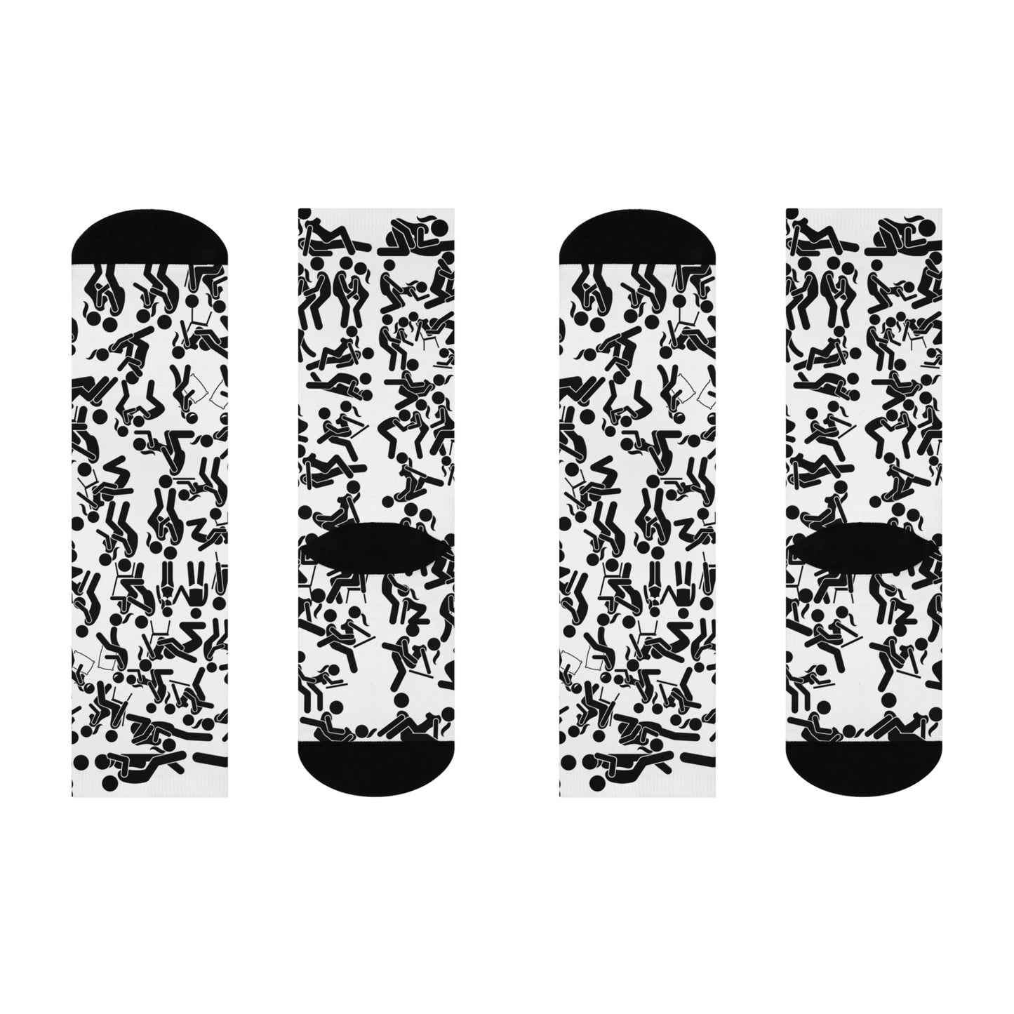 Cheeky Funny Sex Position Socks – Naughty Valentine’s Day Gift, Novelty Rude Humor for Adults