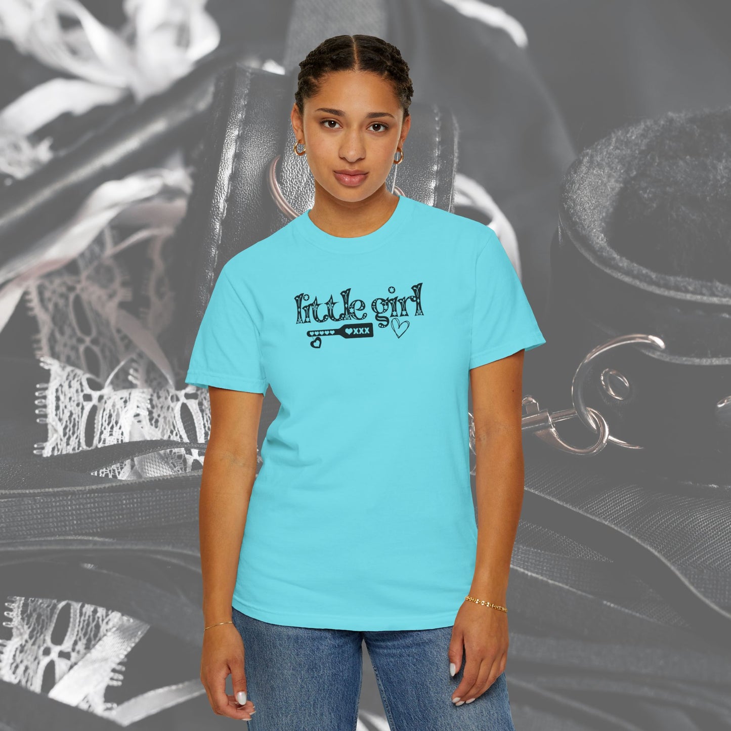Submissive Little Girl Comfort Color T-shirt