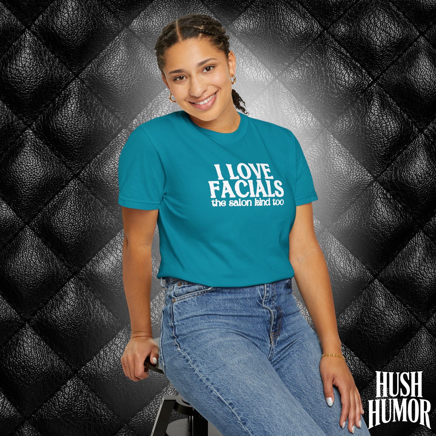 I Love Facials | Offensive Graphic Shirt for Naughty Gag Gift Exchanges