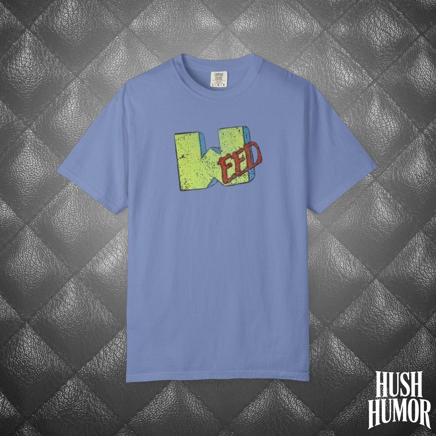 WEED Retro Graphic Tee | Stoner Girl Shirt, Funny Marijuana Meme Gift