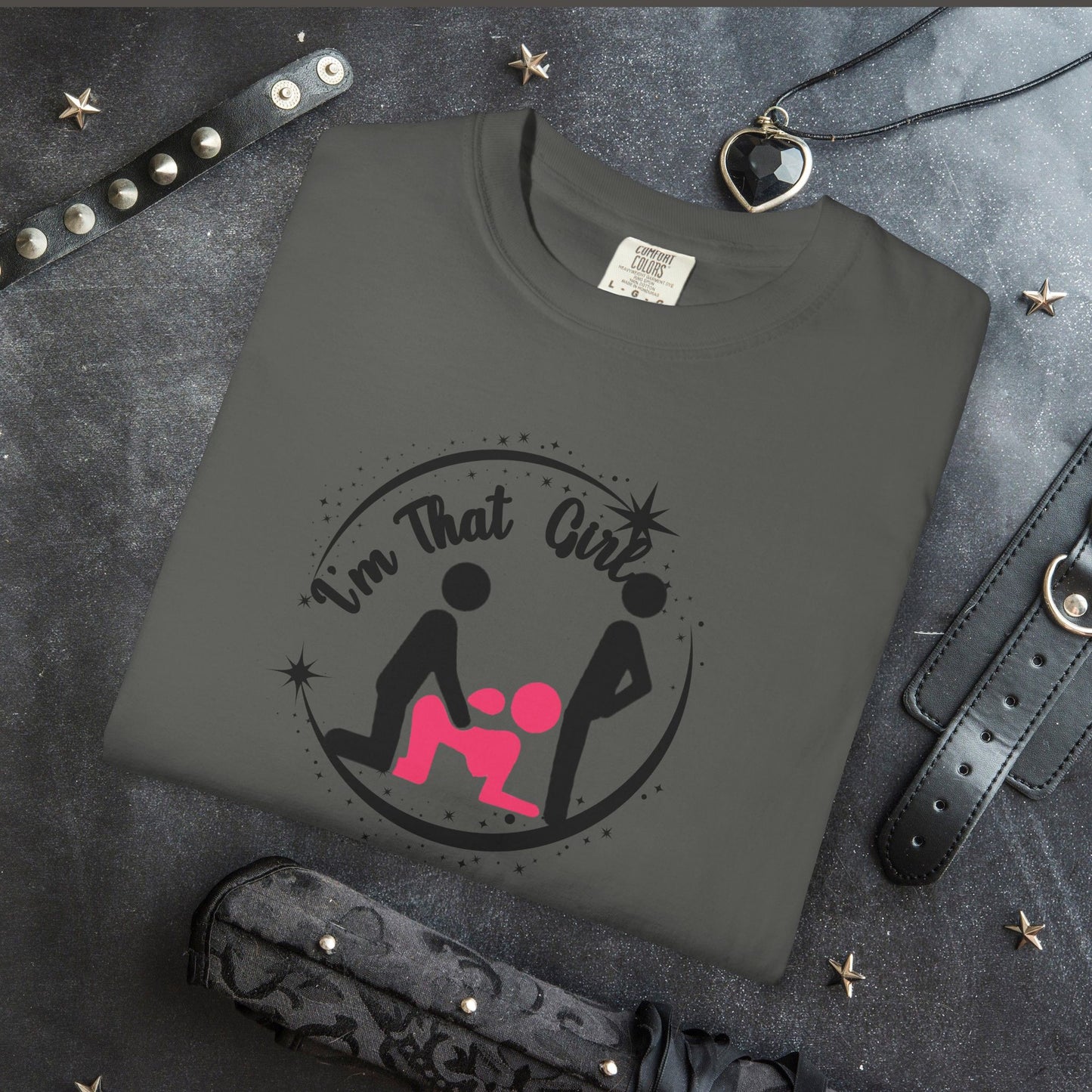 Funny Threesome Tee – Naughty Women’s Adult Humor T-Shirt, Sassy Offensive Meme Top, I’m That Girl Summer Party Shirt