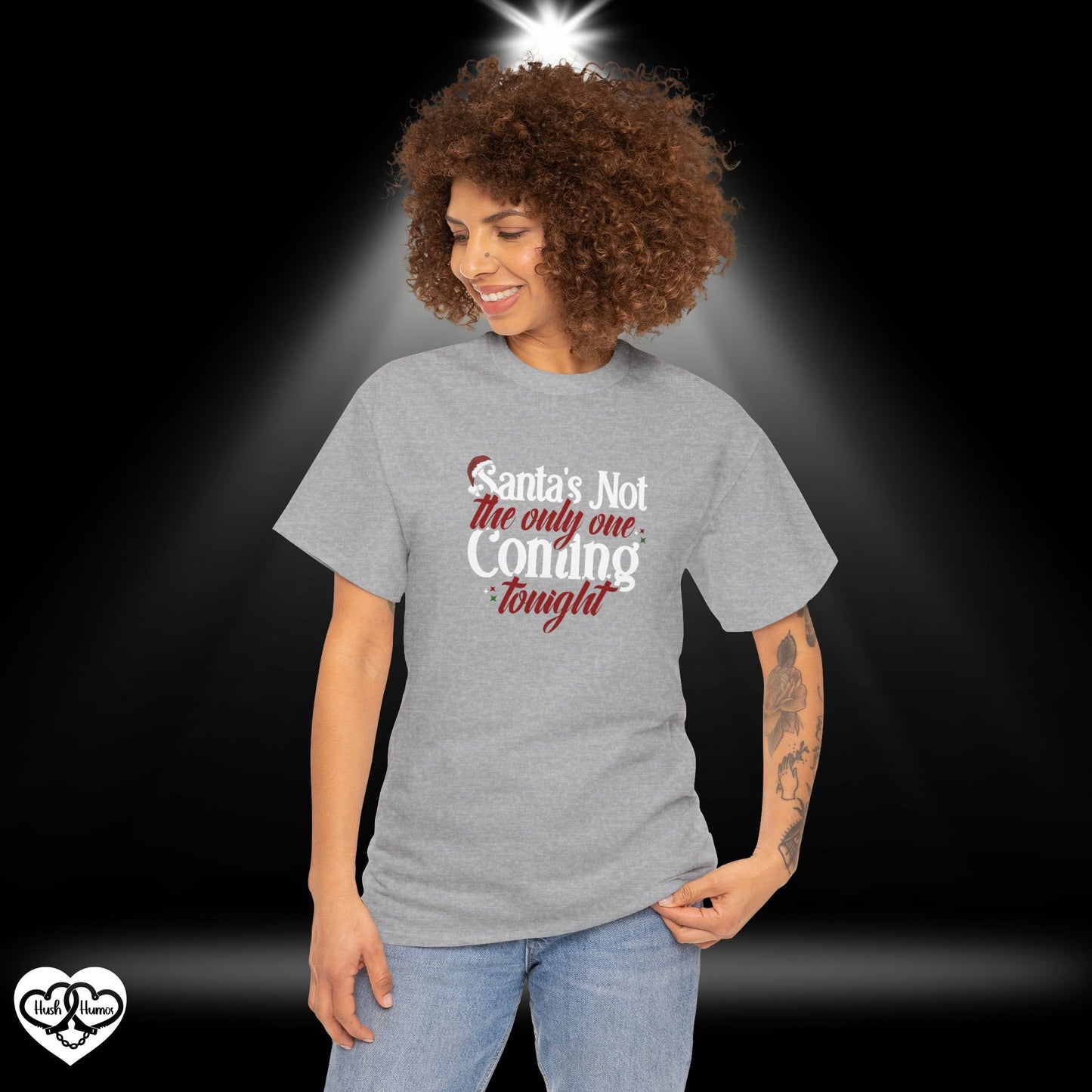 Santa’s Not the Only One Coming Tonight Shirt – Naughty Christmas Tee for Adults, Funny Holiday Party Shirt, Sexy Xmas Gift