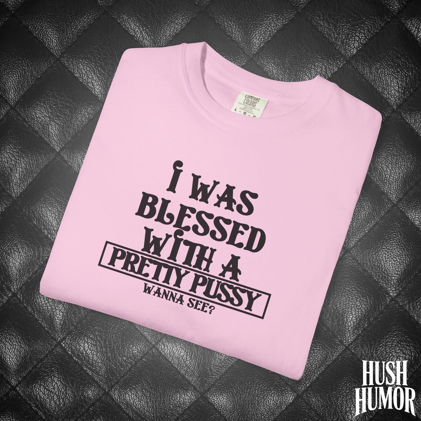 I Was Blessed With a Pretty Psssy Shirt – Naughty FEMdom BDSM Dom Sub Tee for Wife