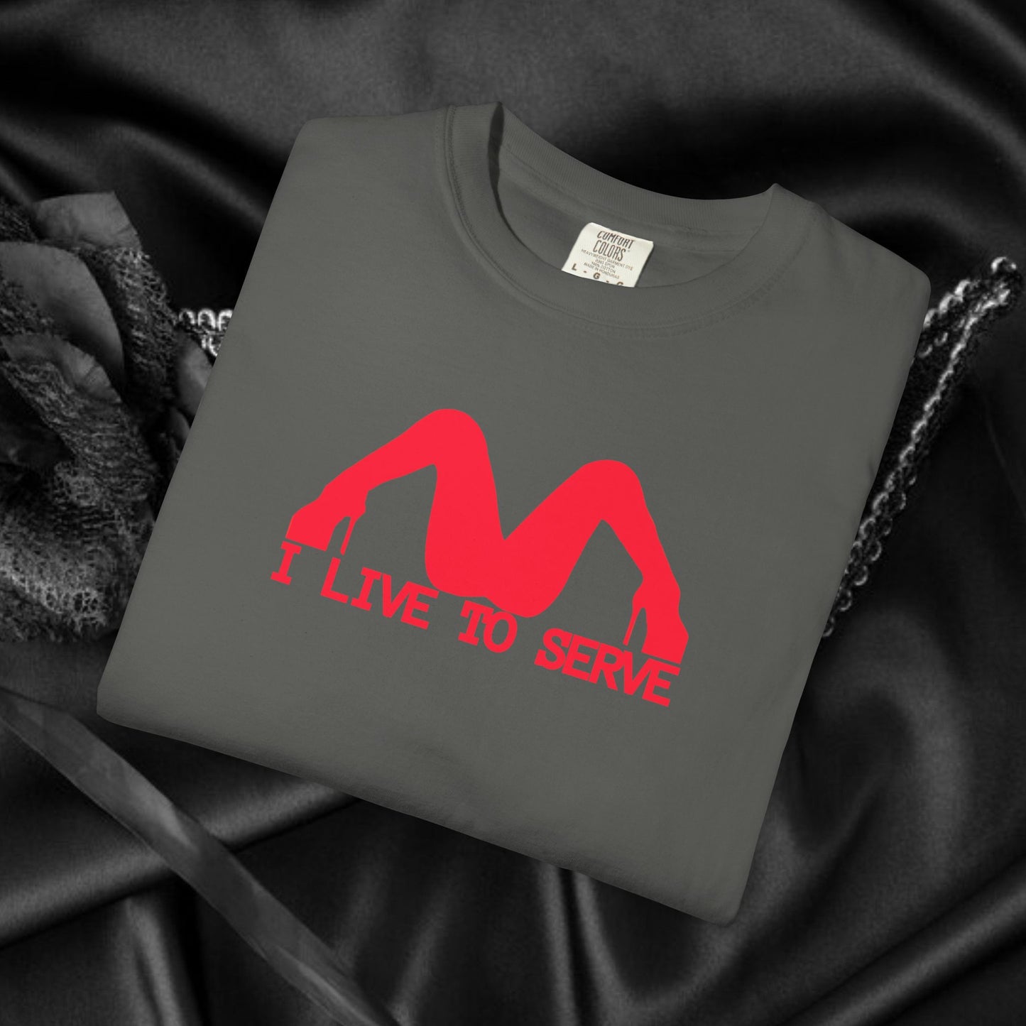 I Live to Serve Shirt – Naughty Sub Rebel Tee for Sassy Kinky Women