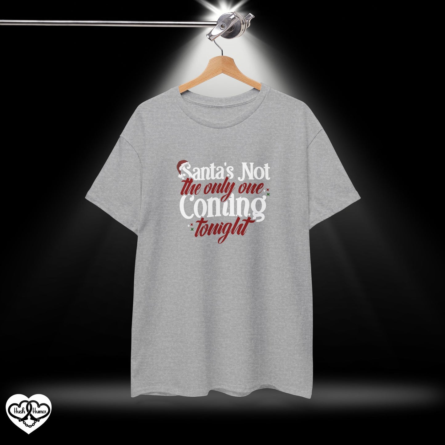 Santa’s Not the Only One Coming Tonight Shirt – Naughty Christmas Tee for Adults, Funny Holiday Party Shirt, Sexy Xmas Gift