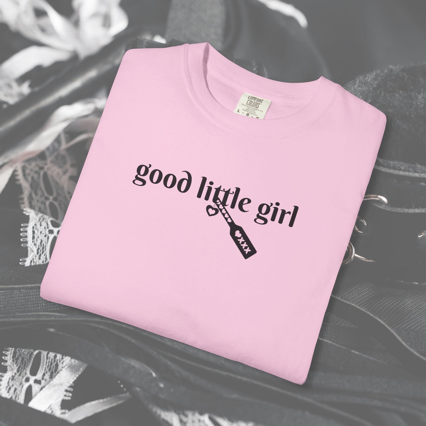 Submissive good little girl T-shirt, BDSM DomSub Wife Gift, Comfort Color Tee, Good Little Girl Shirt, BDSM Submissive Wife Shirt