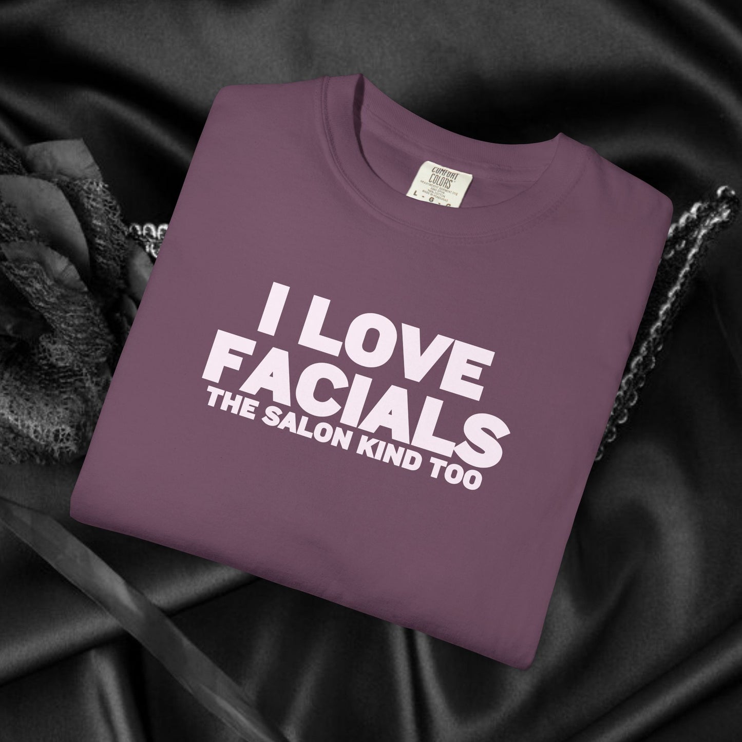 I Love Facials Funny Tee, Female Dom Blow Job Shirt, NSFW Inappropriate, Offensive Shirt, Female