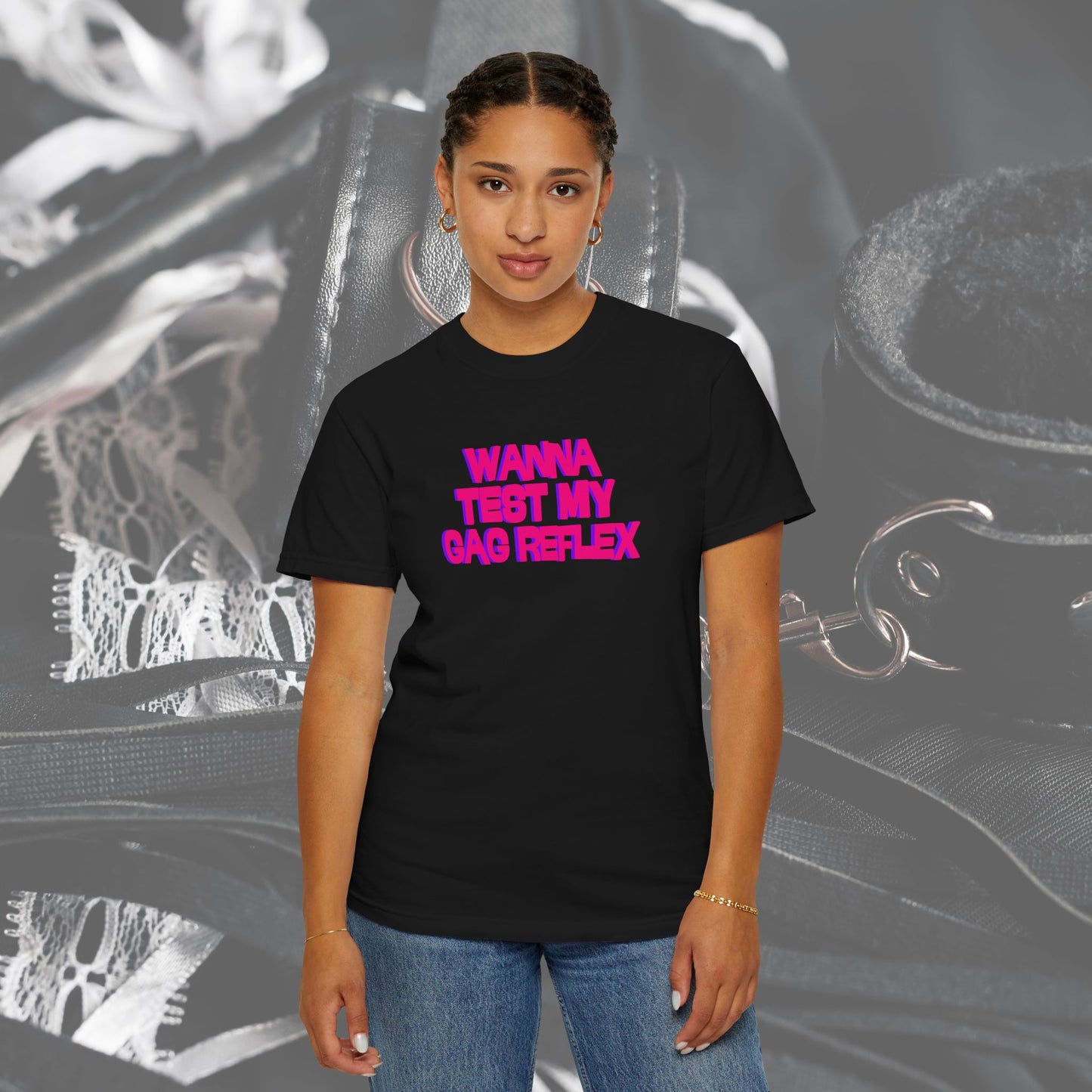 Dirty Gag Reflex Tee, Naughty Women's Shirt, Funny Blow j*b tee, Funny Adult gift