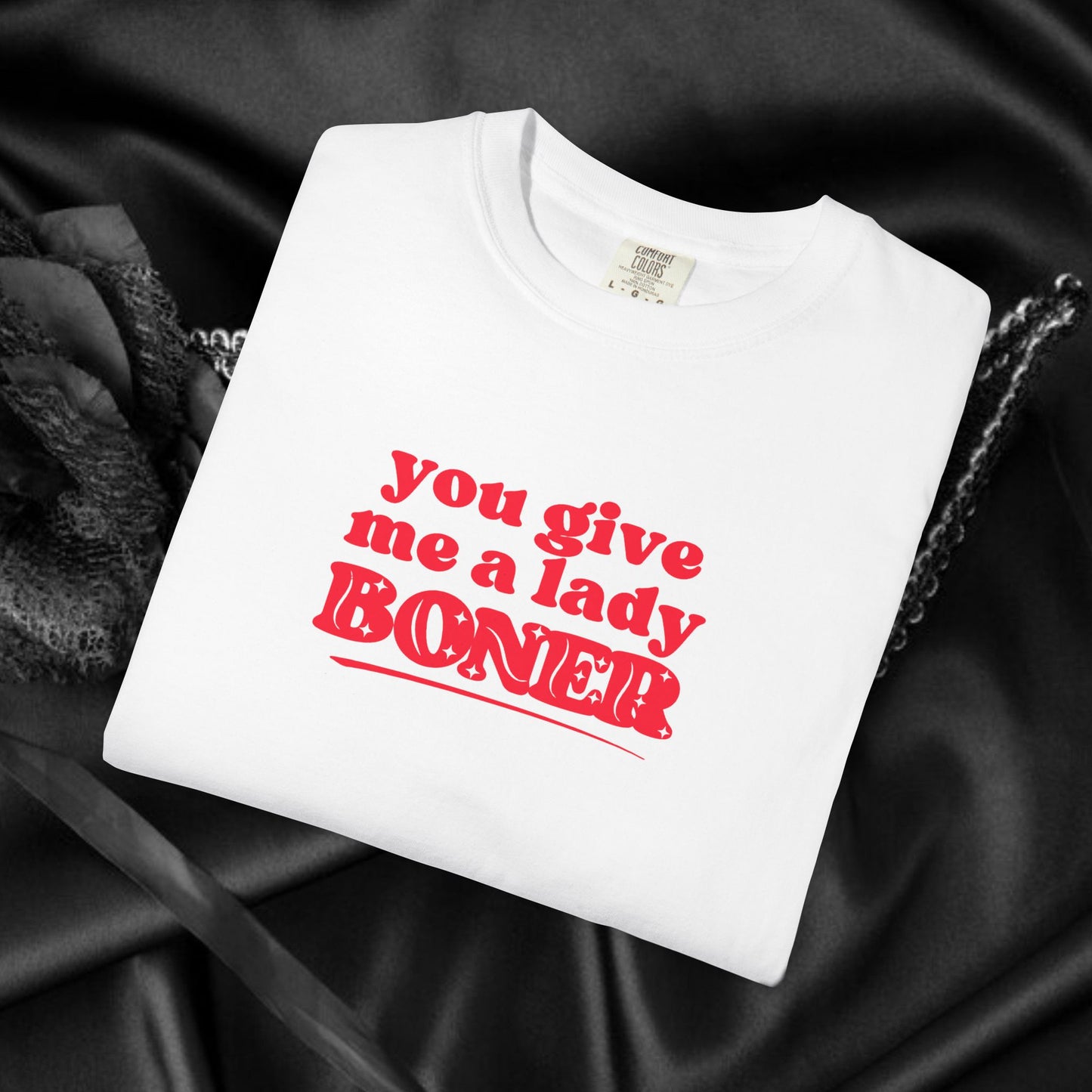 FEMdom T-Shirt, BDSM Lifestyle, Naughty Summer Party Tee, Funny Saying tshirt you give me a lady boner dirty gift for hot wife