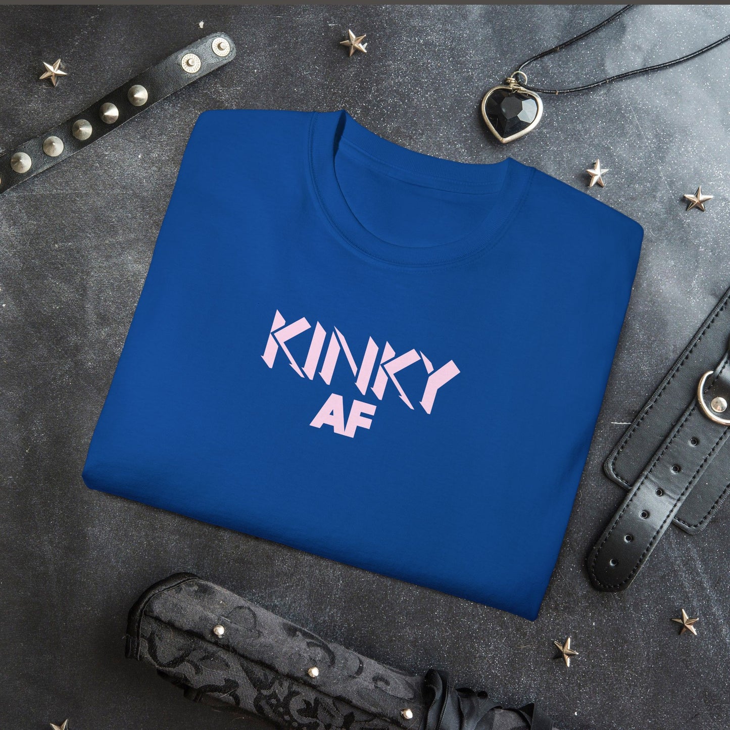 Kinky AF Unisex Tee, Naughty Wife Gift, Dirty Girl Shirt, Kinky Gift, Hot Wife T-Shirt, Sexy Shirt, Adult Humor Tee