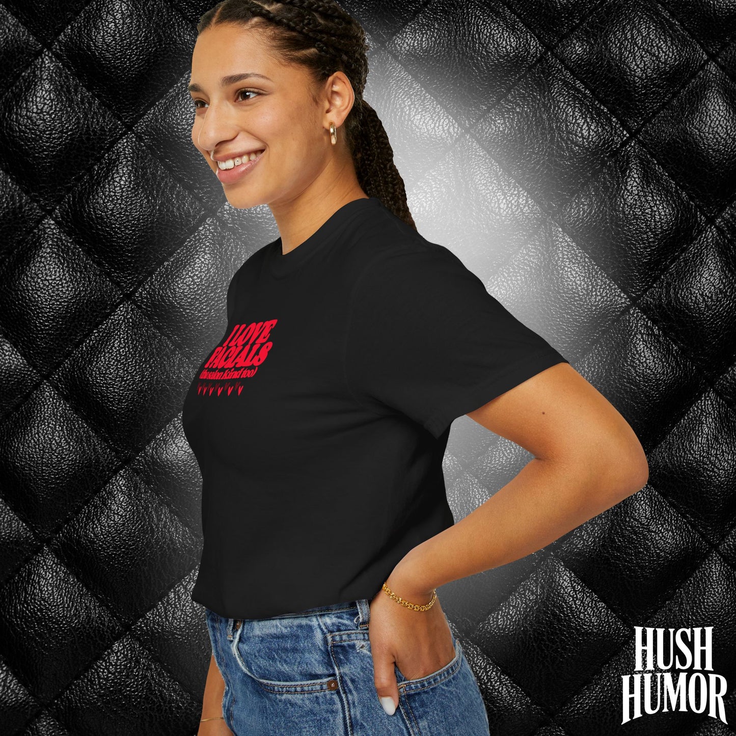 I Love Facials | Funny NSFW Blow Job Tee for Bold Adult Humor