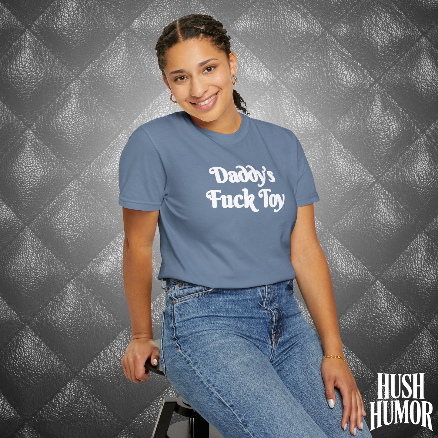 Daddy’s F*ck Toy Shirt – Kinky Submissive Apparel for Women, Hot Wife Sex Party Tee, Risqué Adult Shirt, NSFW Trendy BDSM Clothing