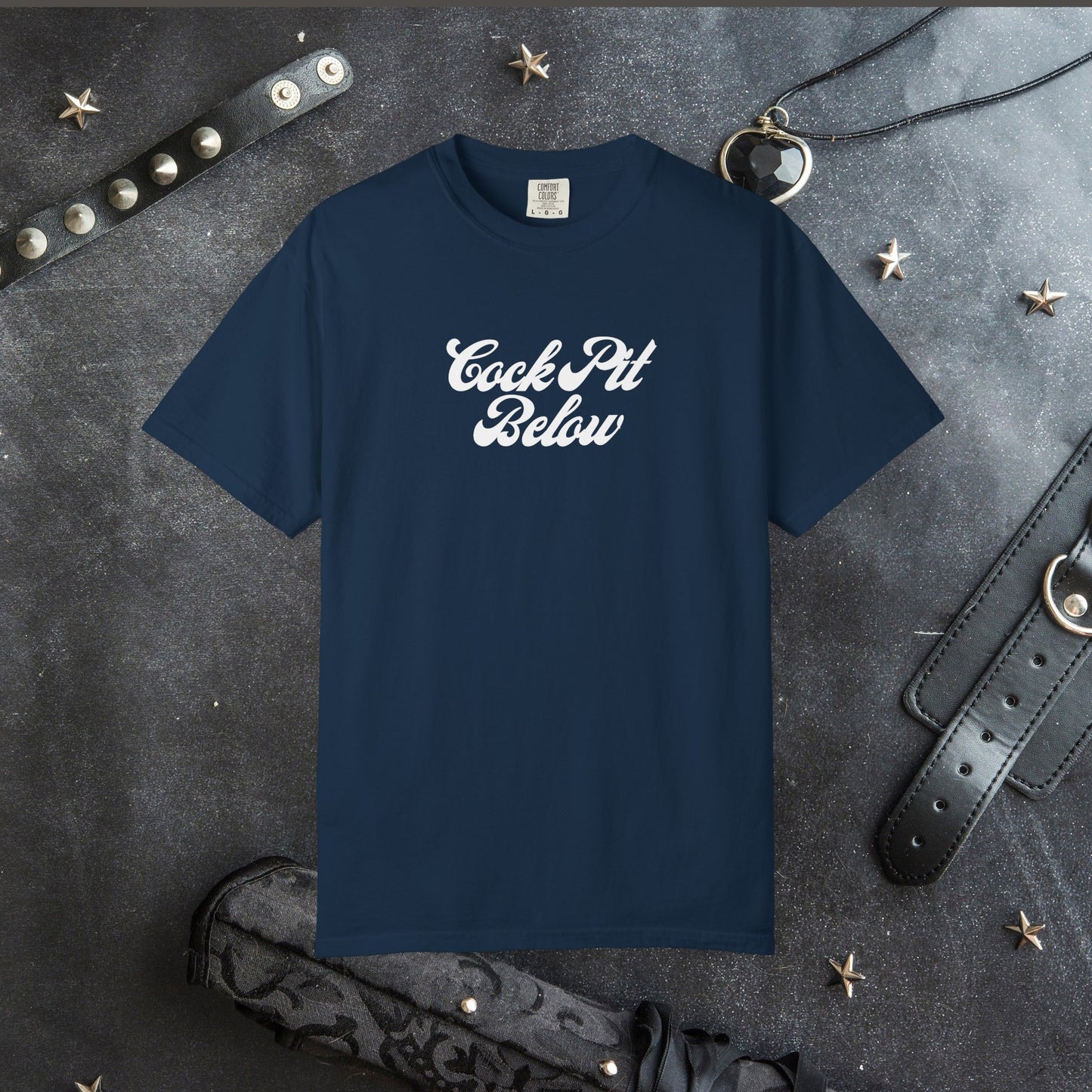 C*ck Pit Below | Bold Adult Humor Shirt for Naughty Gift Swaps or for the daring who like bold fashion