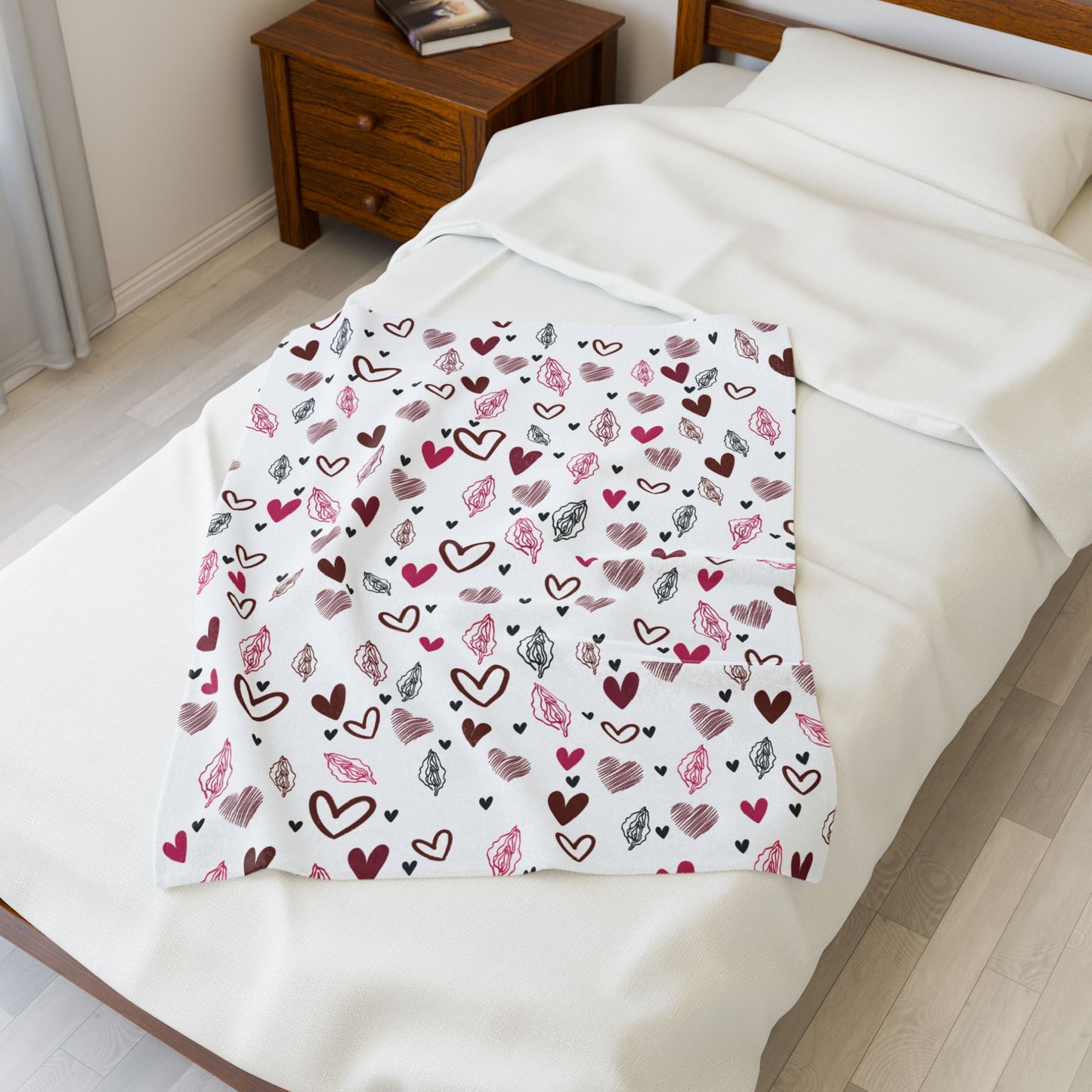 Vagina Blanket, Female Sex Feminist, Lesbian Bachelorette Gift, Body Positive Women, Feminist Blanket, Vagina Throw Blanket,