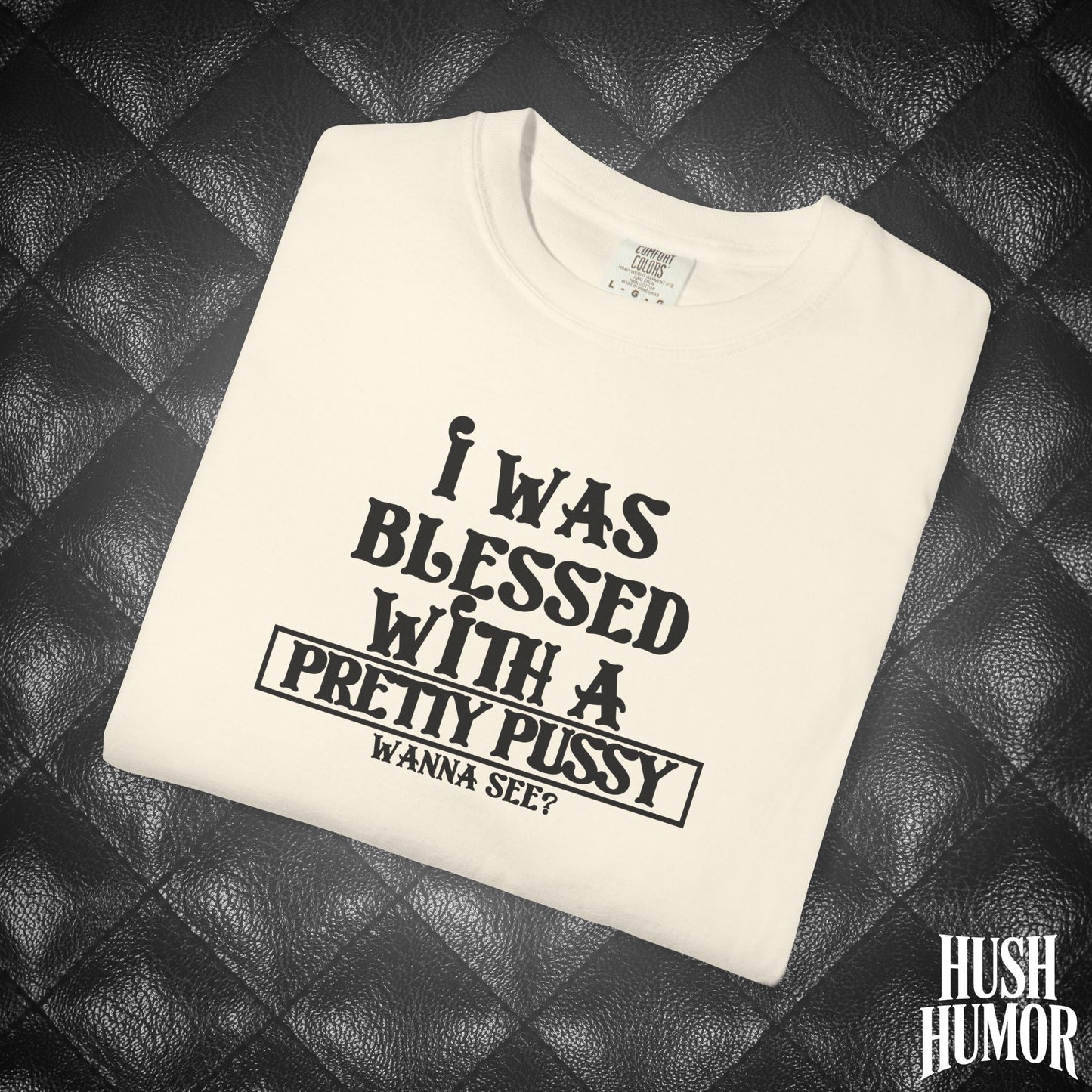 I Was Blessed With a Pretty Psssy Shirt – Naughty FEMdom BDSM Dom Sub Tee for Wife