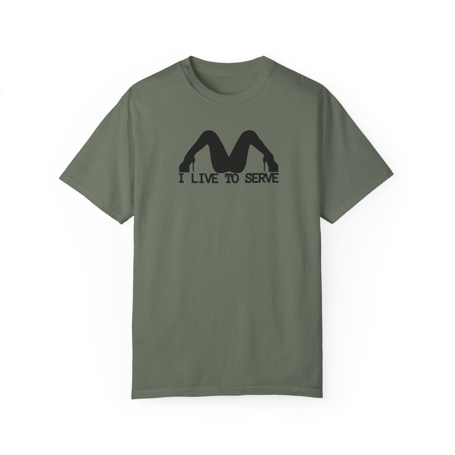 BDSM Clothing Shirt Submissive - I Live to Serve - submissive gift