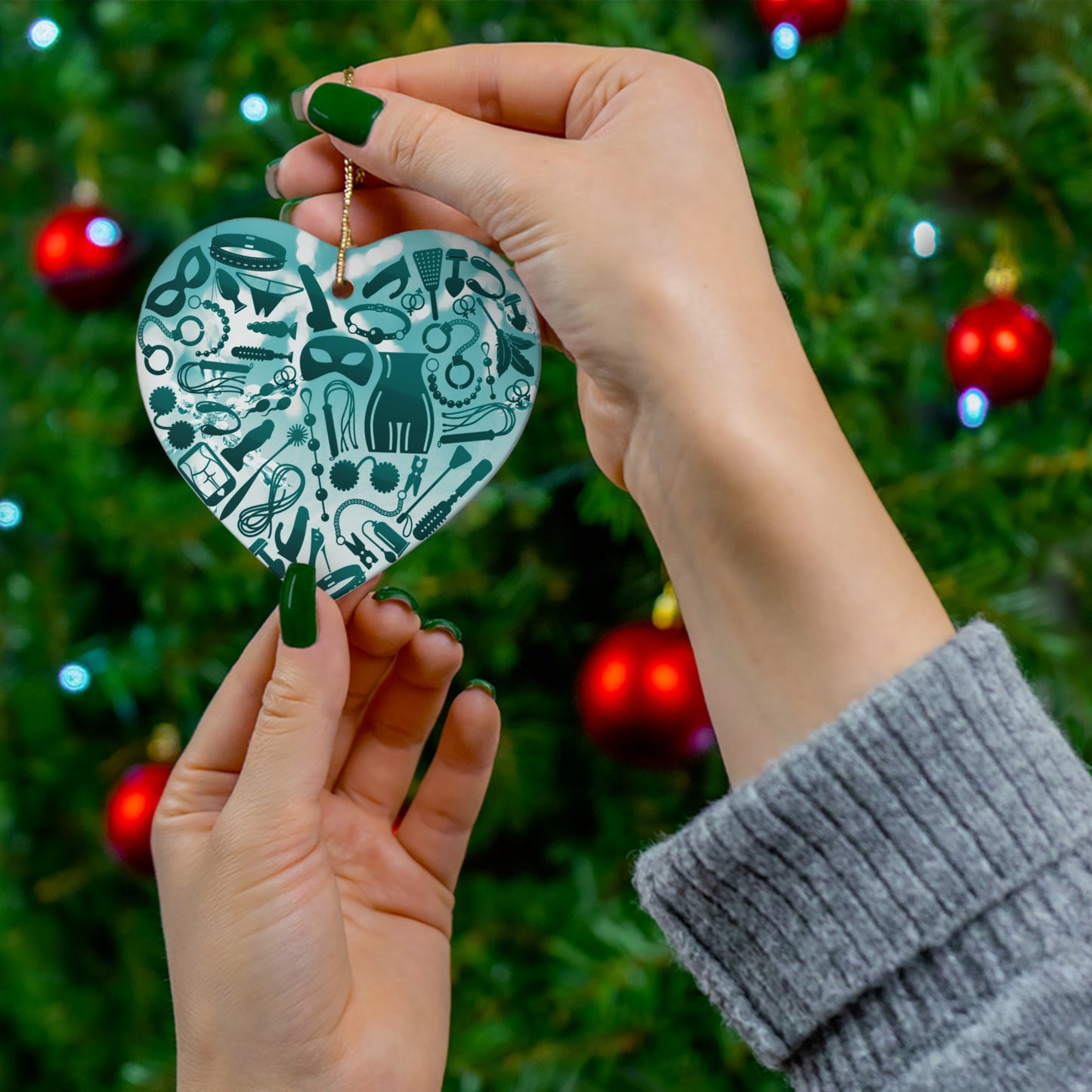Kinky Christmas Tree Decor • Sexy Holiday Gift • NSFW Ornament for Freaky Couples