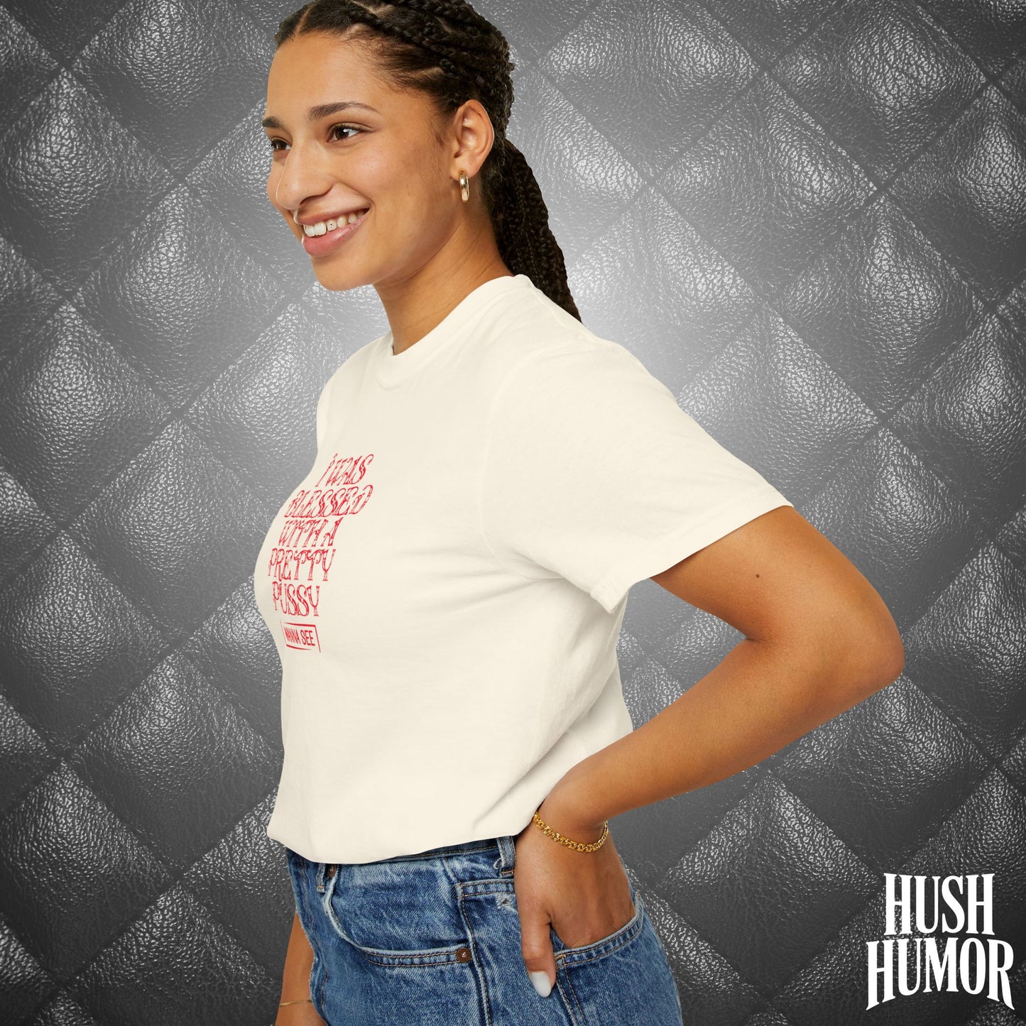 I Was Blessed with a Pretty Psssy Naughty T-Shirt – Girl Power FEMdom Shirt, Dirty MILF Gift, Hot Mom Graphic Tee, NSFW Summer Party Shirt